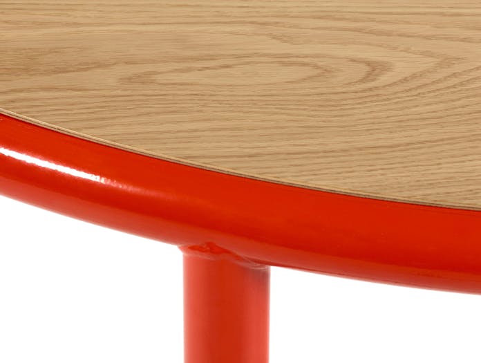 Muller van severen wooden table red oak cu