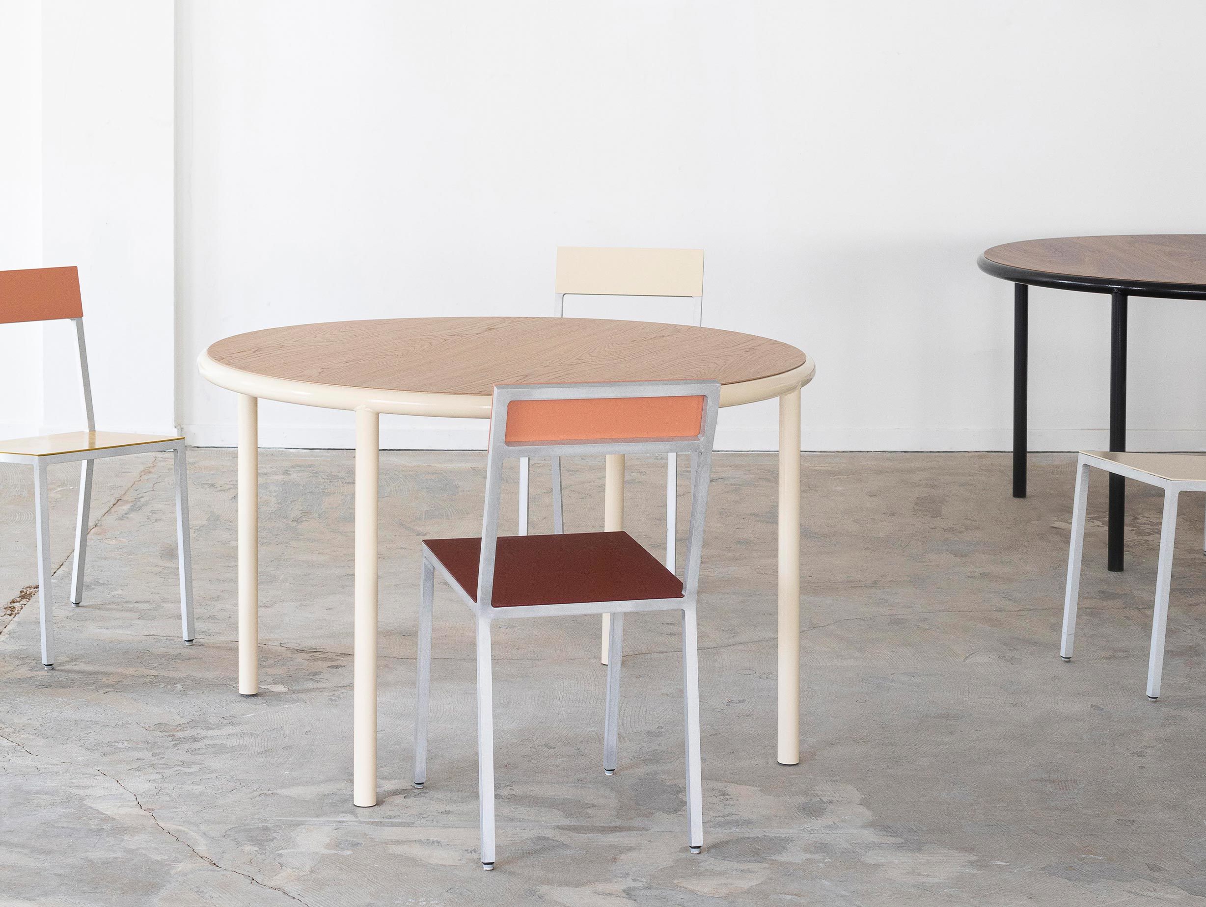 Muller van severen wooden table round small large 3