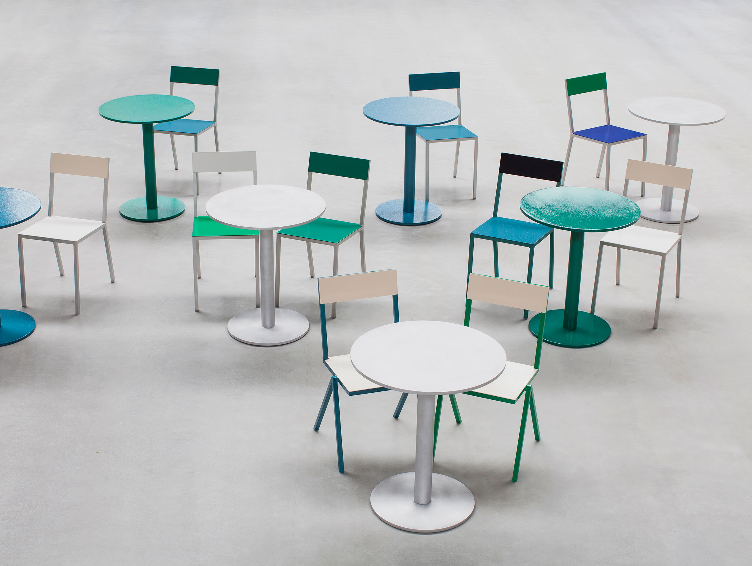Valerie Objects Alu Chair And Table 2 Muller Van Severen