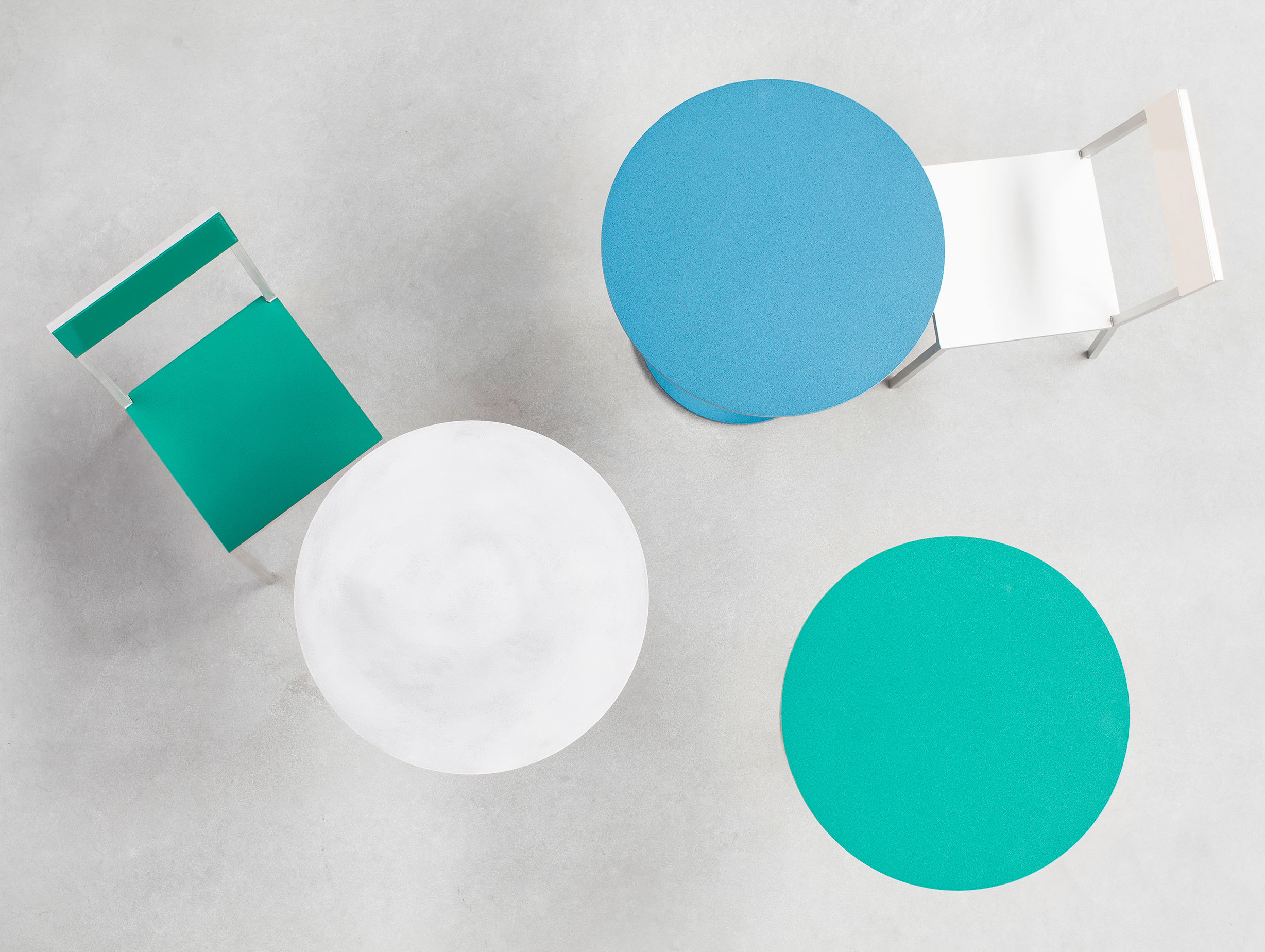 Valerie Objects Alu Chair And Table 4 Muller Van Severen