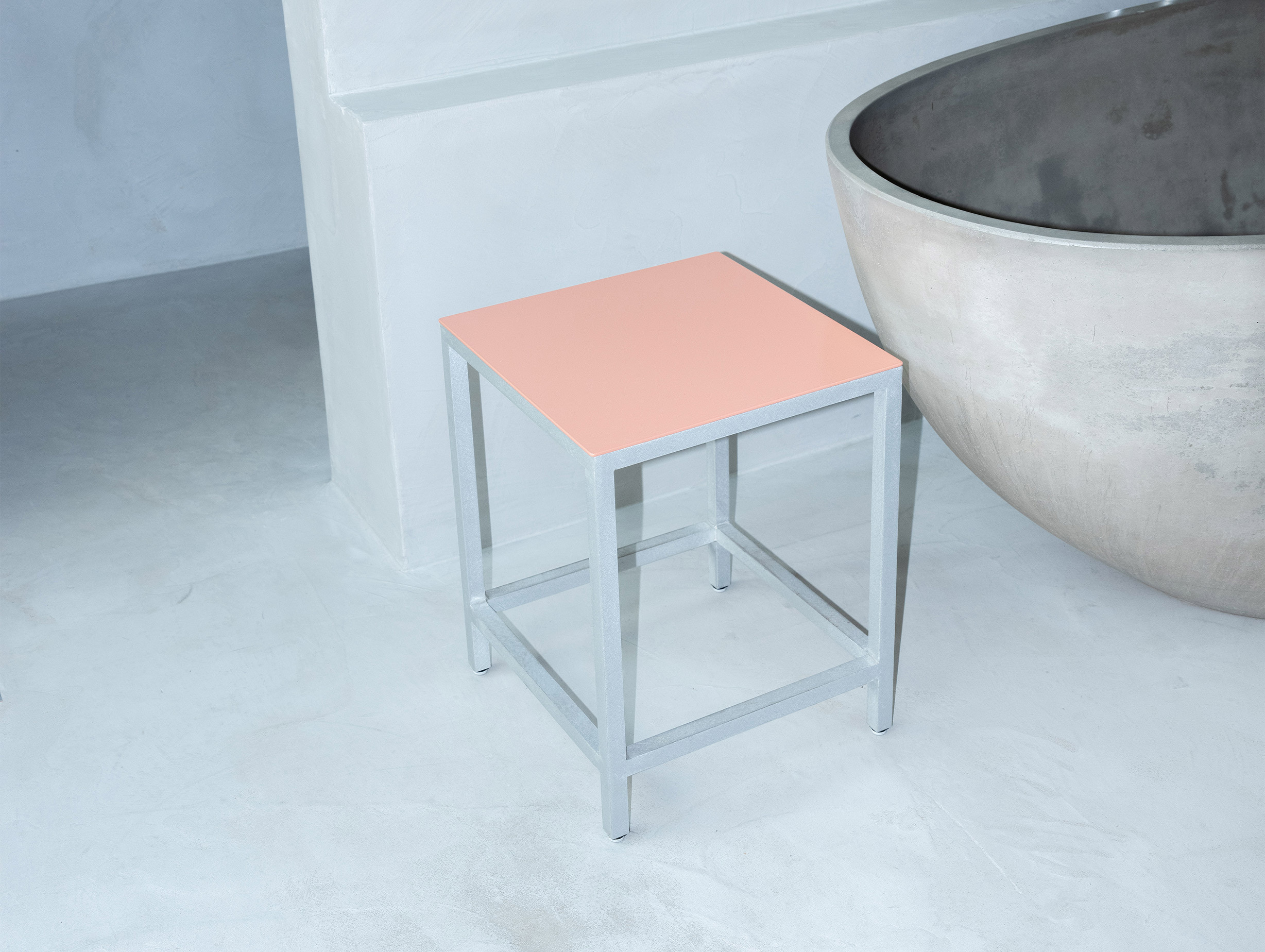 Valerie objects muller van severen alu low stool ivory lifestyle2