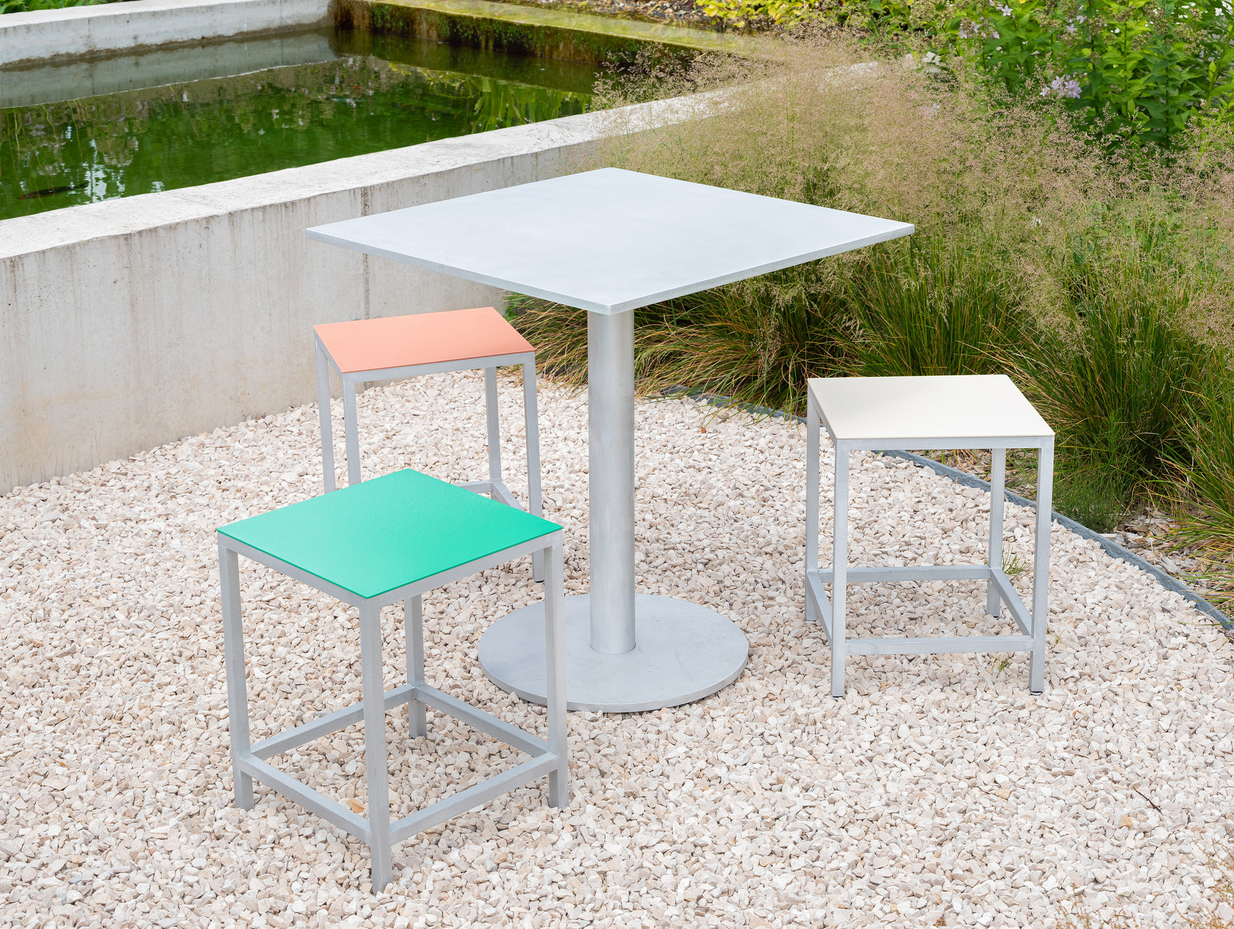 Valerie objects muller van severen alu low stool ivory lifestyle5