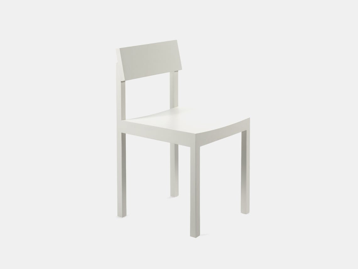 Valerie object big game silent chair chalk white