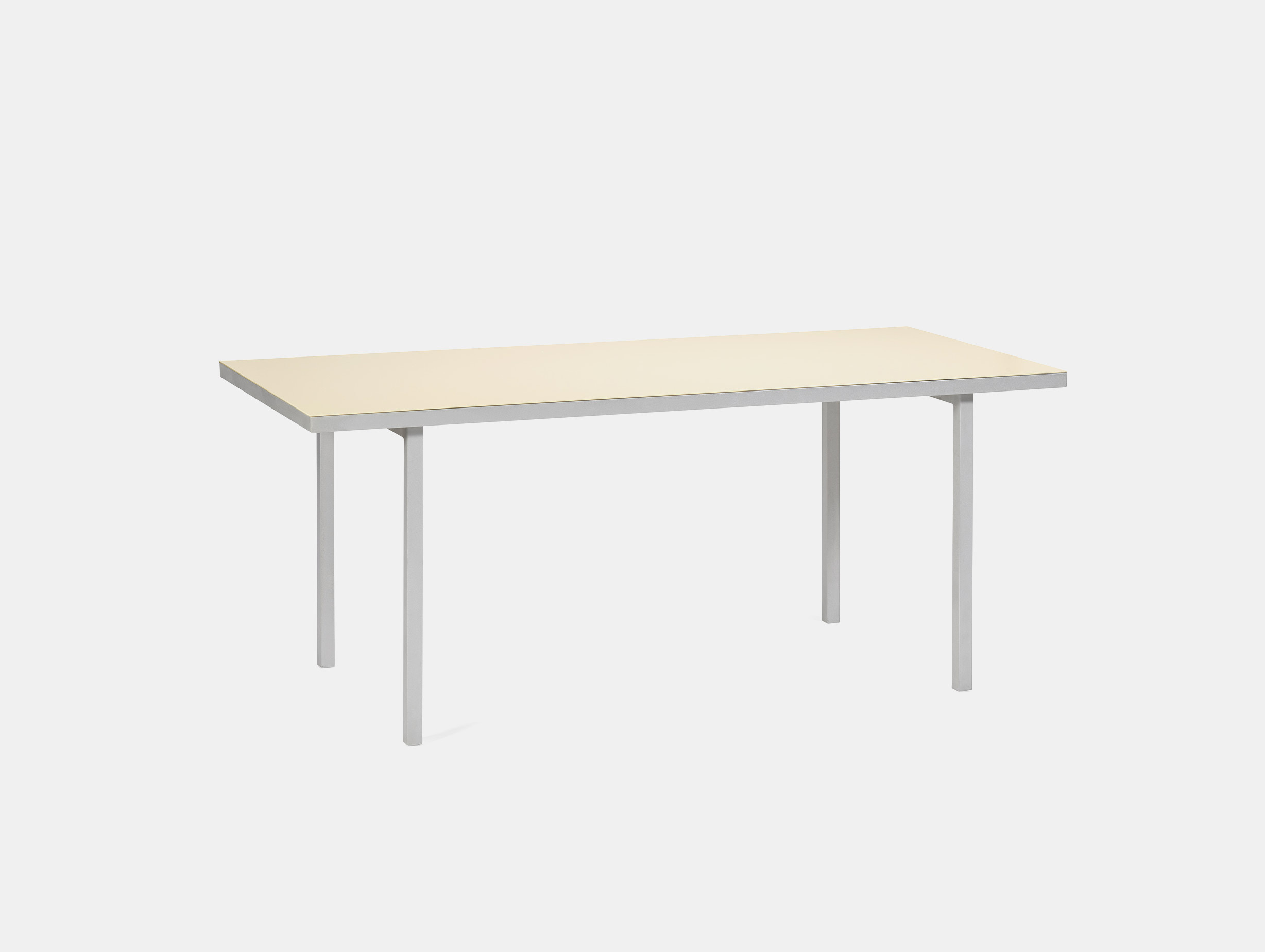 Valerie objects muller van severen alu dining table medium ivory 2