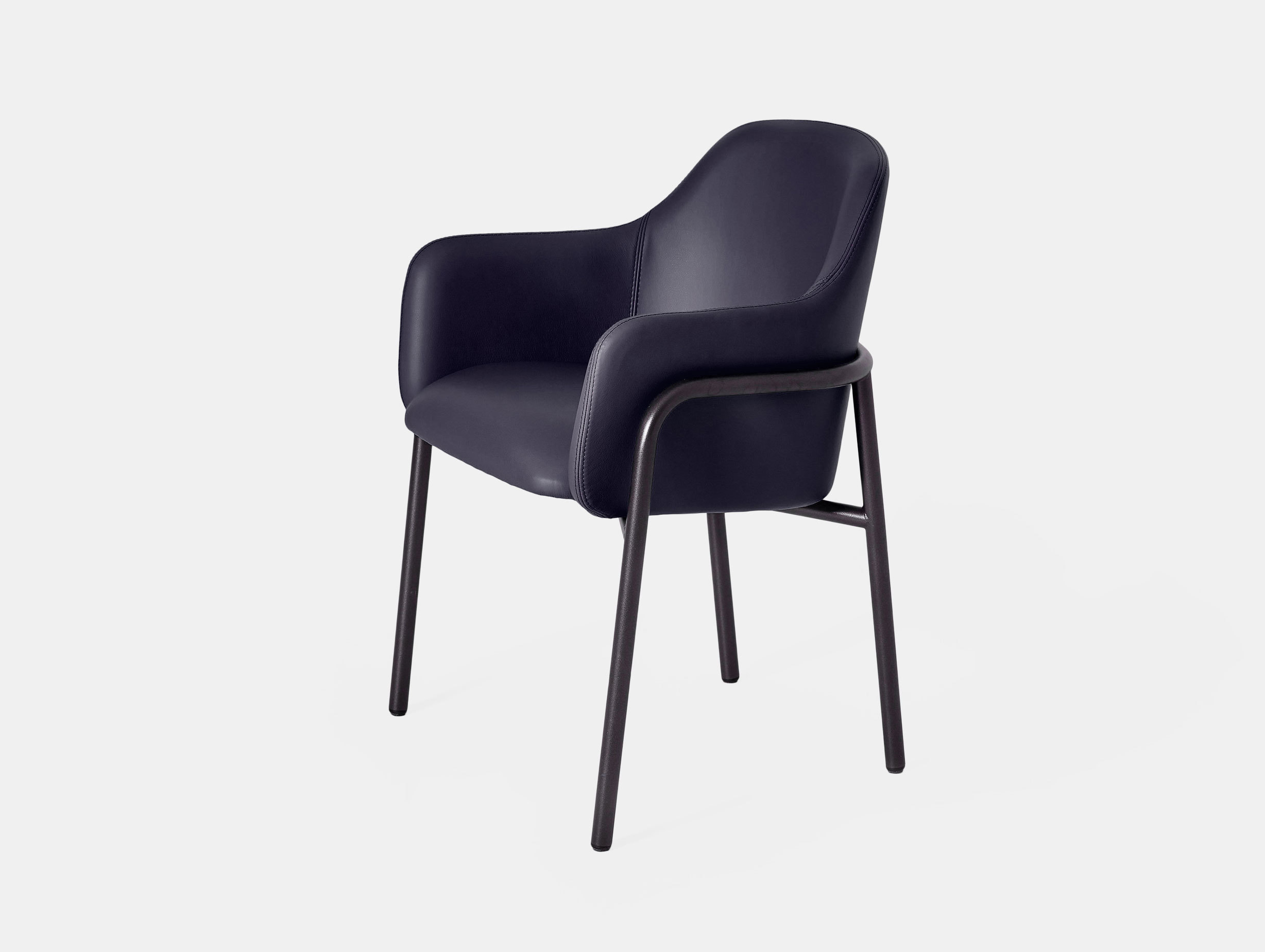 Very Good And Proper Mt Club Chair Black Leather Ed Carpenter