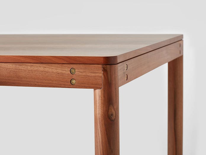 Very Good And Proper Dowel Table Walnut Detail Klauser And Carpenter