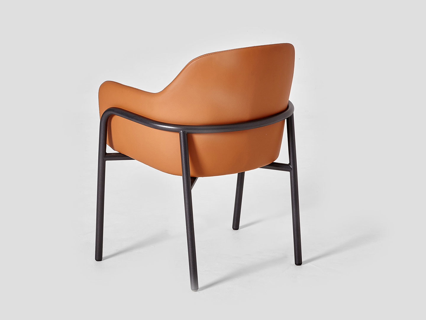 Very Good And Proper Mt Club Chair Brandy Leather Back Ed Carpenter