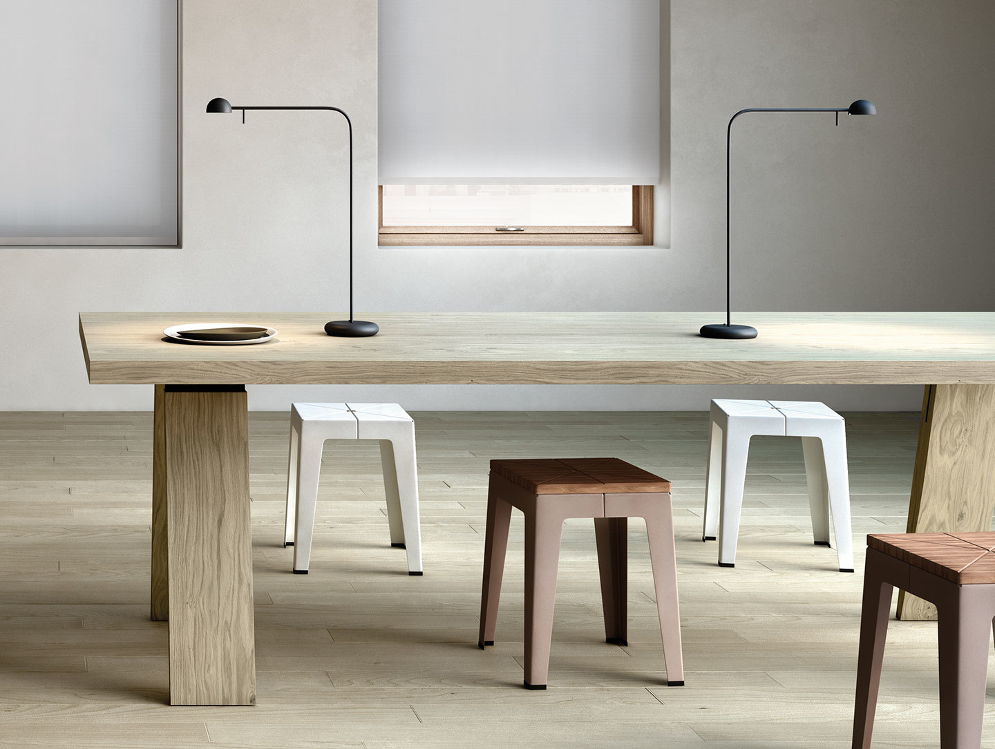 Vibia Pin 1655 Table Lamps Black Ichiro Iwasaki