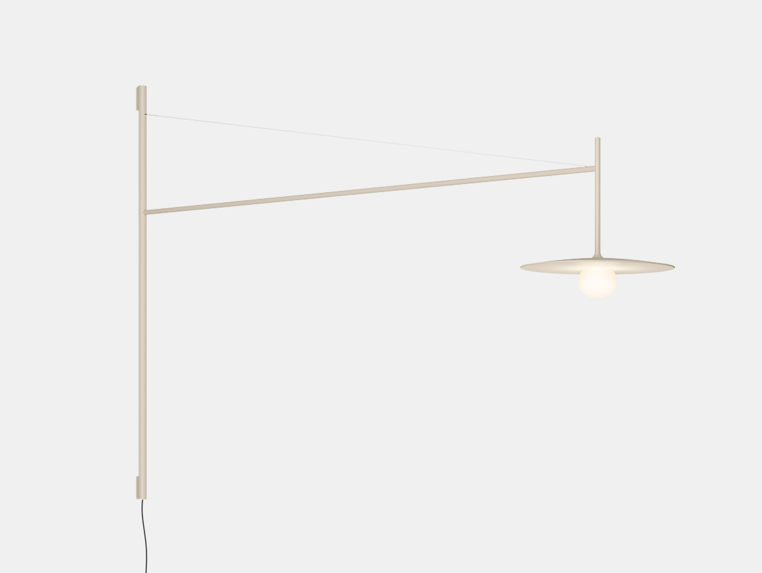 Vibia Tempo Wall Light Model 5756 Lievore Altherr cream