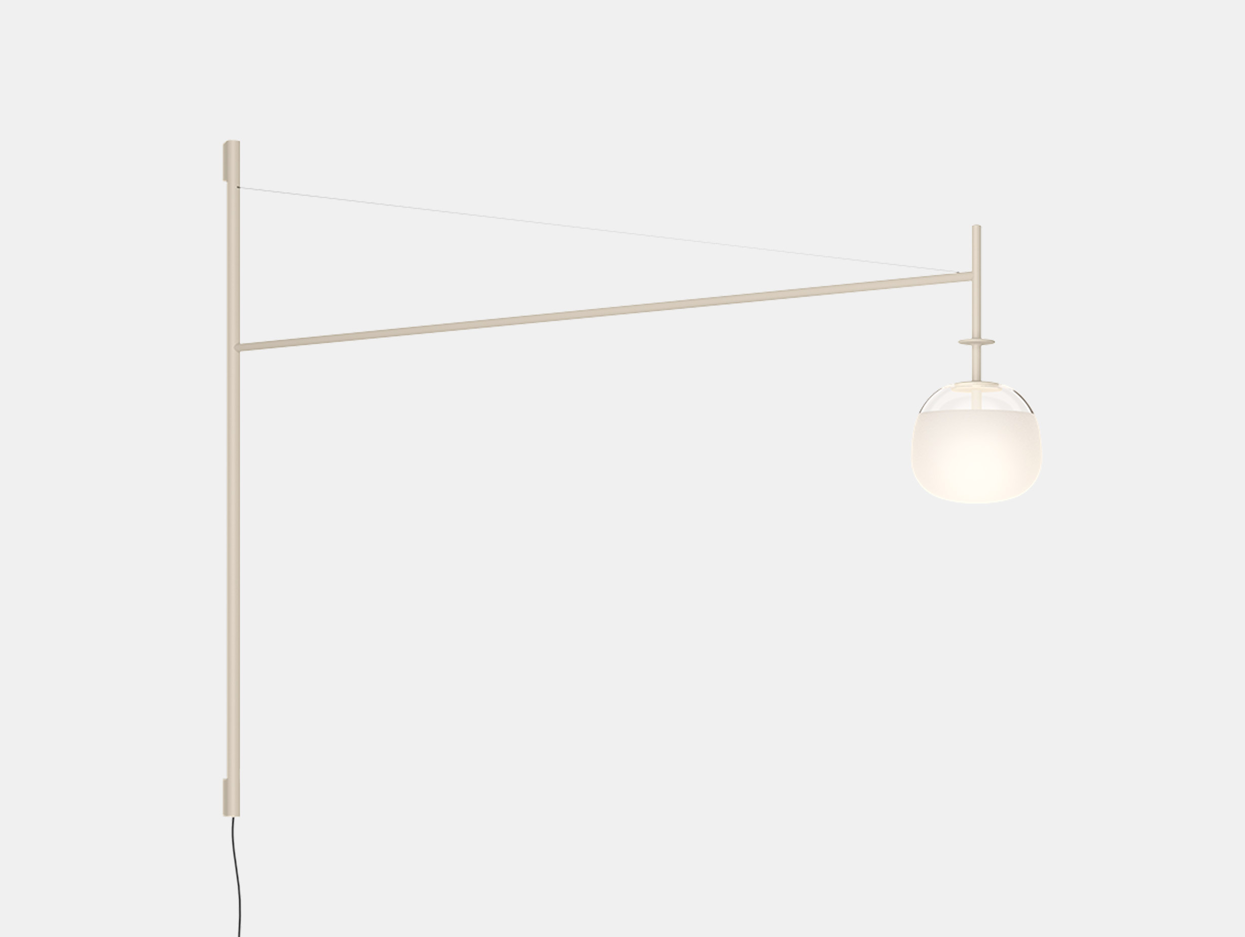 Vibia Tempo Wall Light Model 5758 Lievore Altherr cream