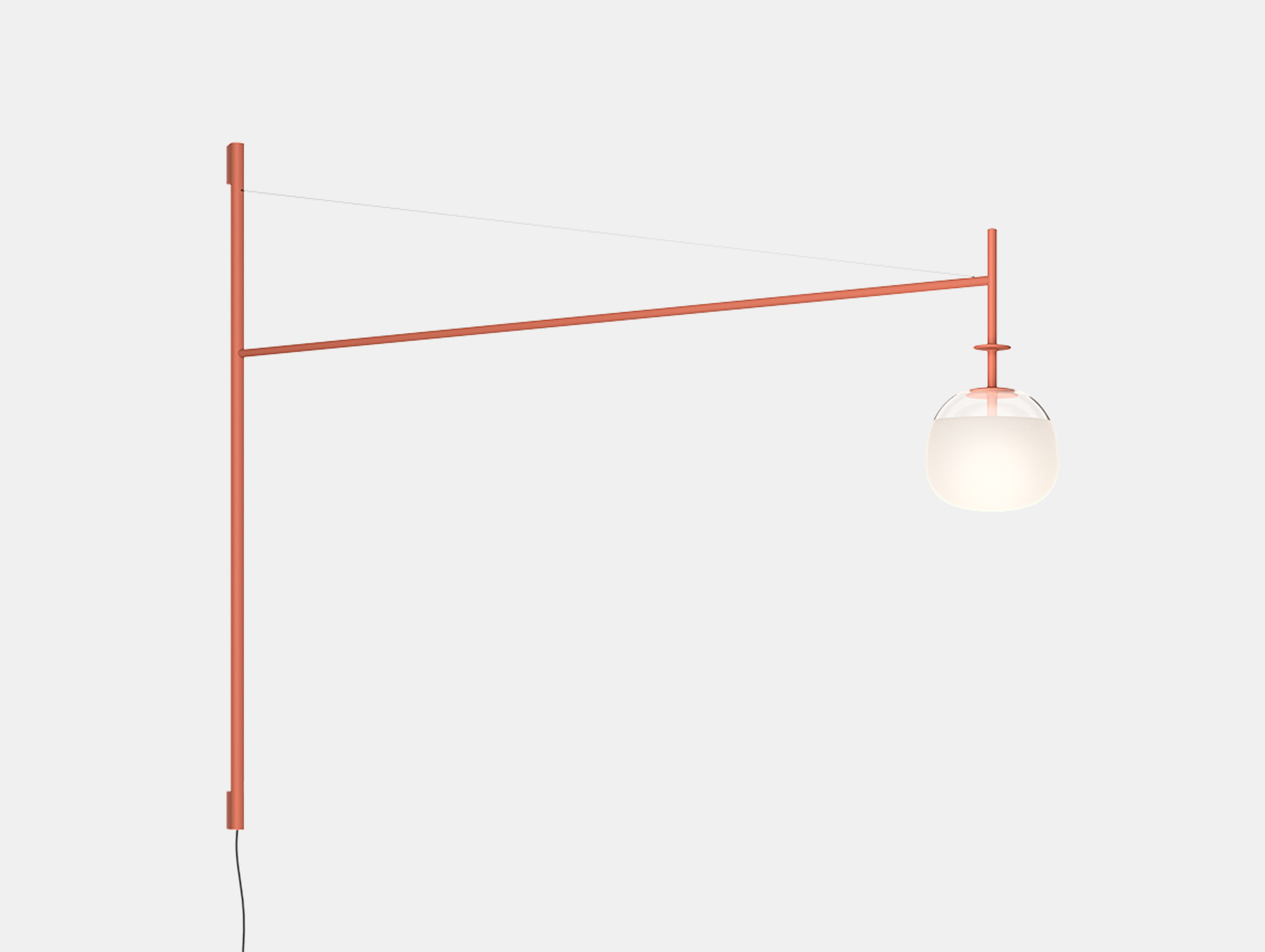 Vibia Tempo Wall Light Model 5758 Lievore Altherr terra red
