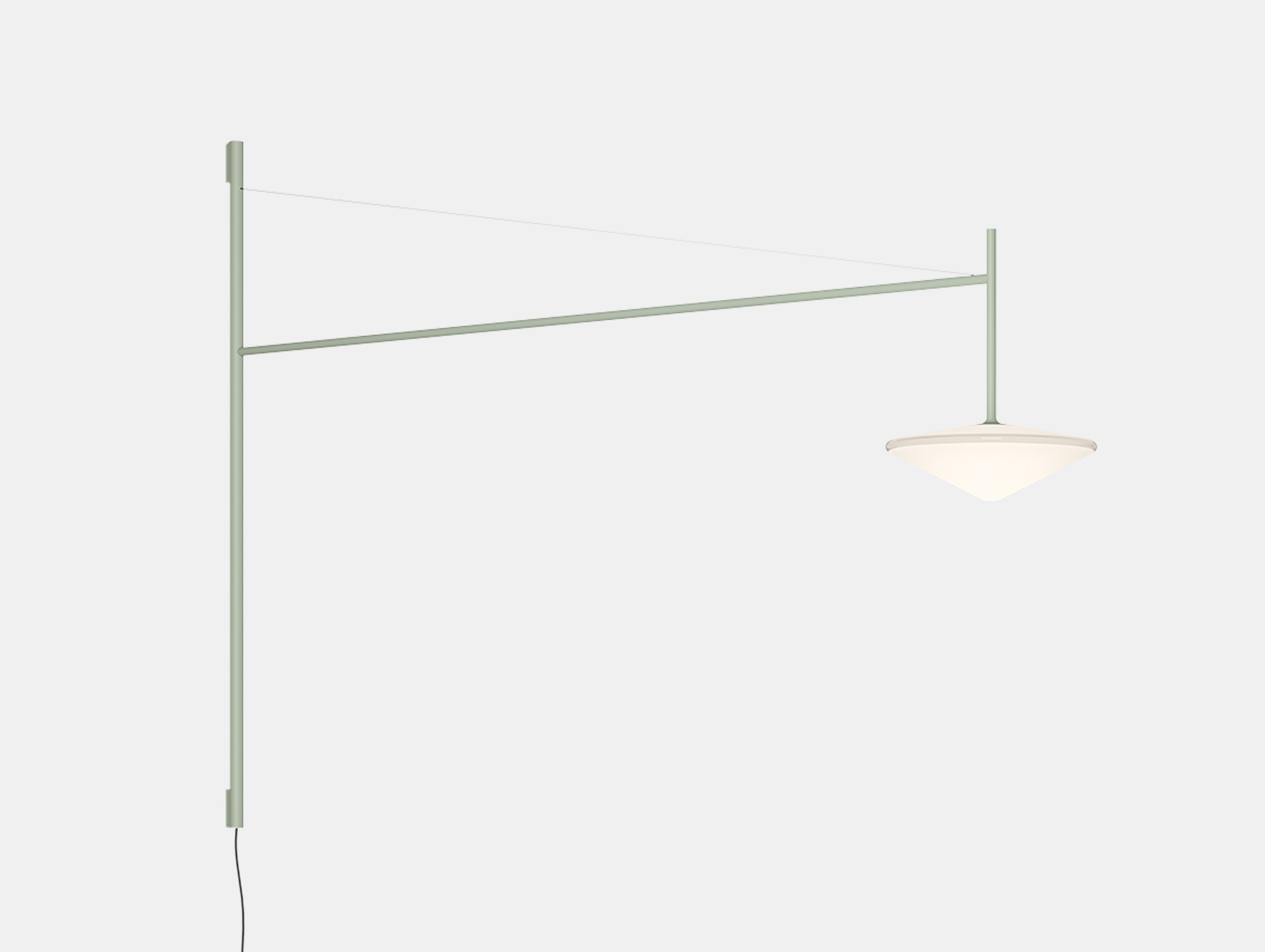 Vibia Tempo Wall Light Model 5760 Lievore Altherr green