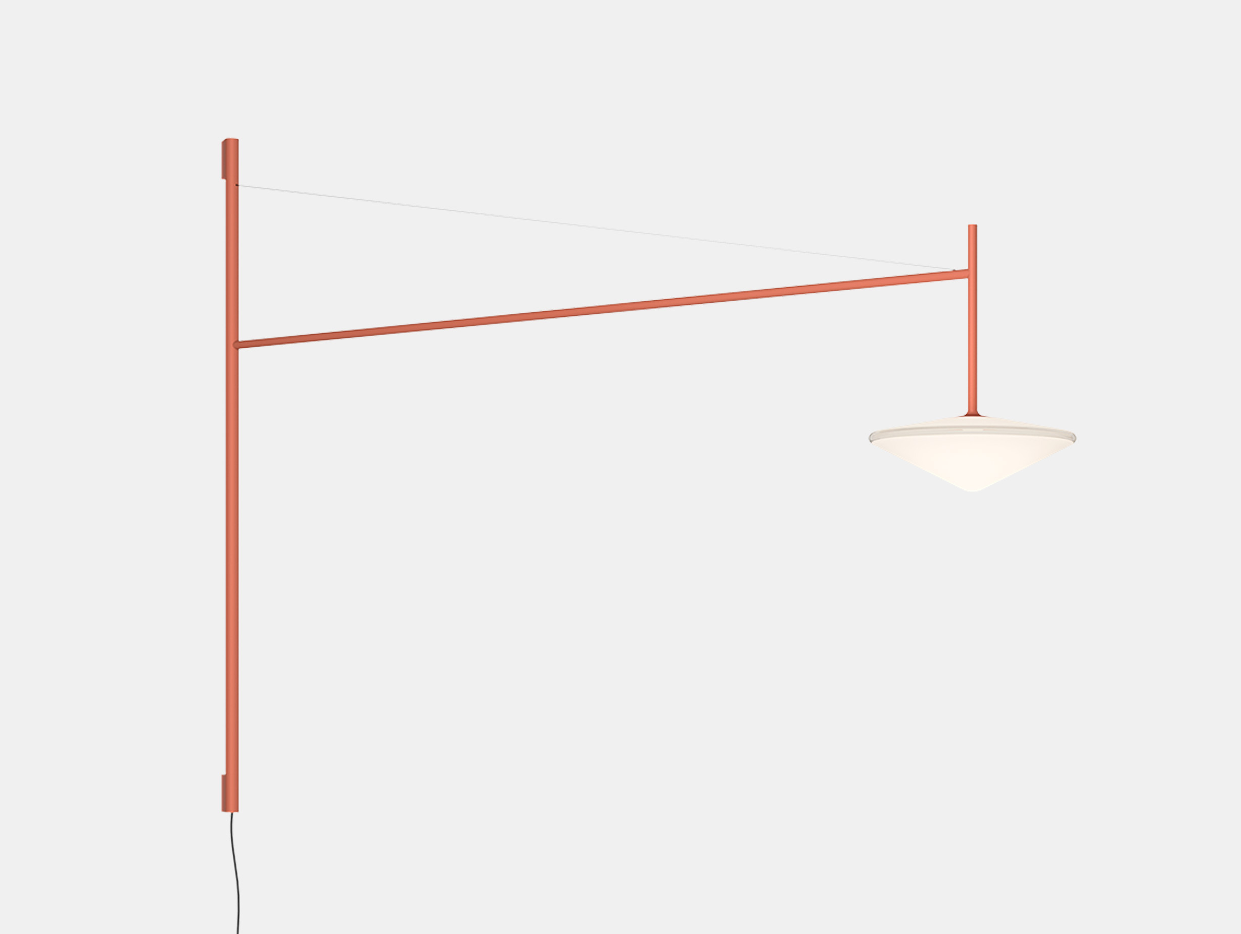 Vibia Tempo Wall Light Model 5760 Lievore Altherr terra red