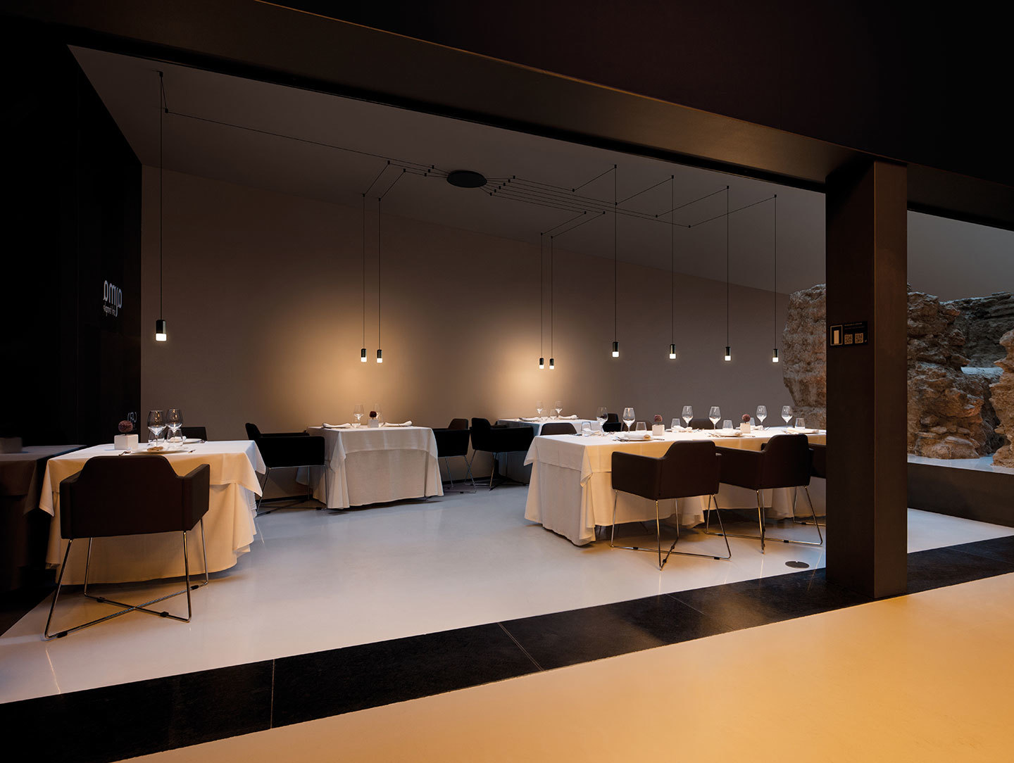 Vibia Wireflow Restaurant Lighting Arik Levy