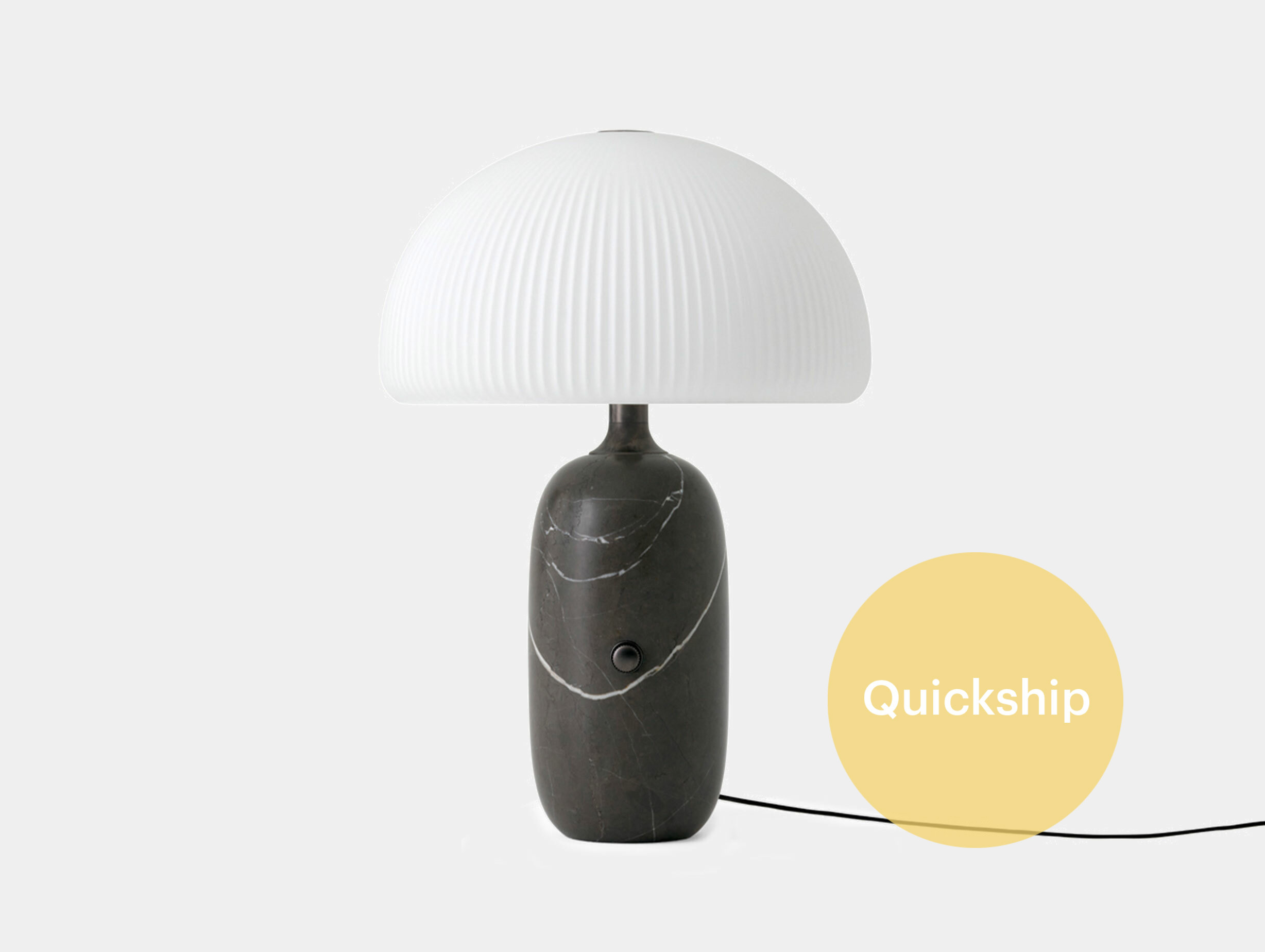 Quickship vipp sculpture table lamp