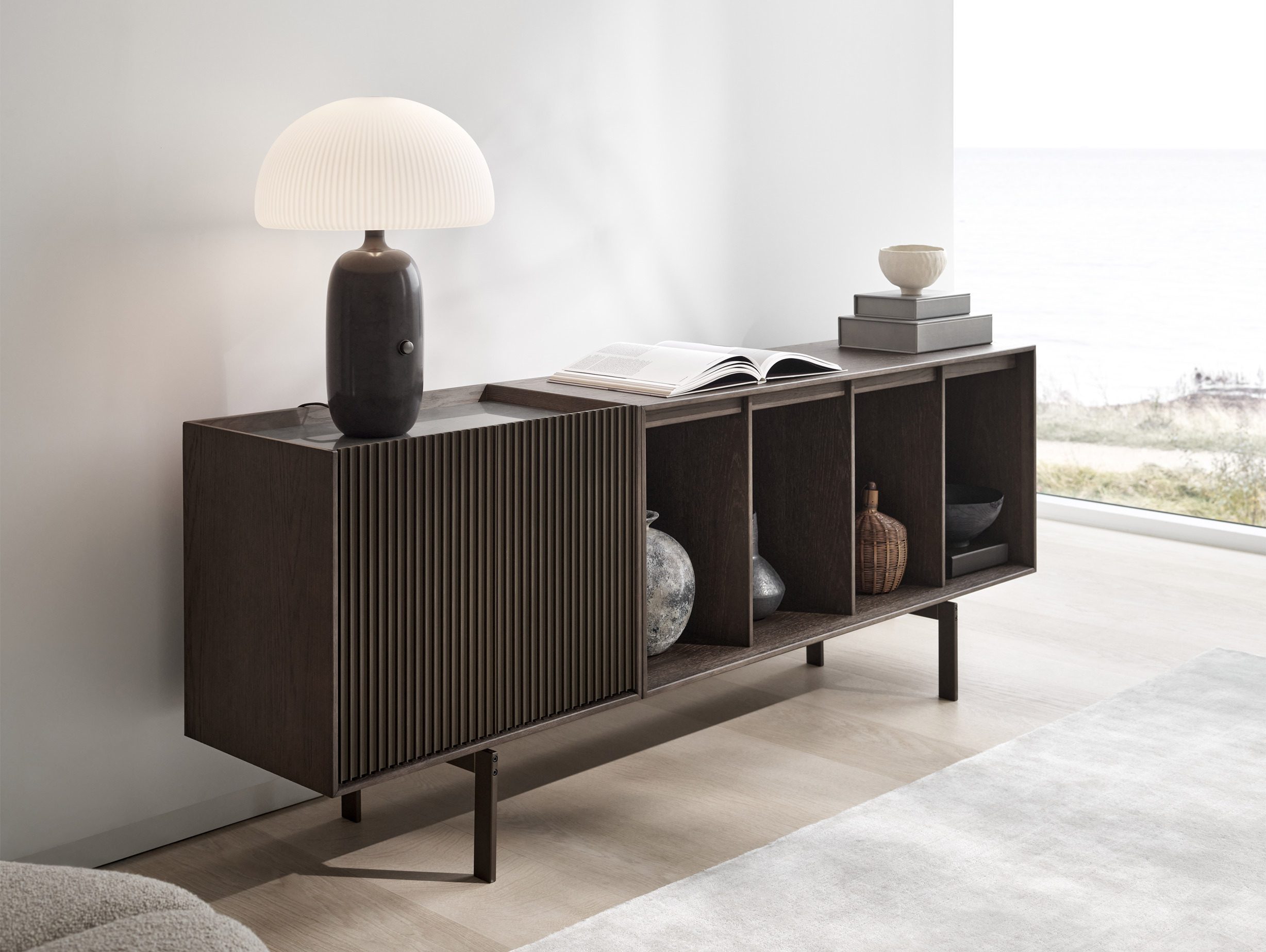 Vipp 675 chimney cabinet dark oak lifestyle1