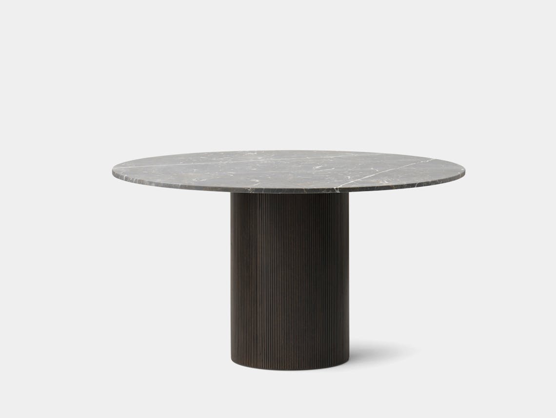 Vipp cabin table 130 grey marble dark oak