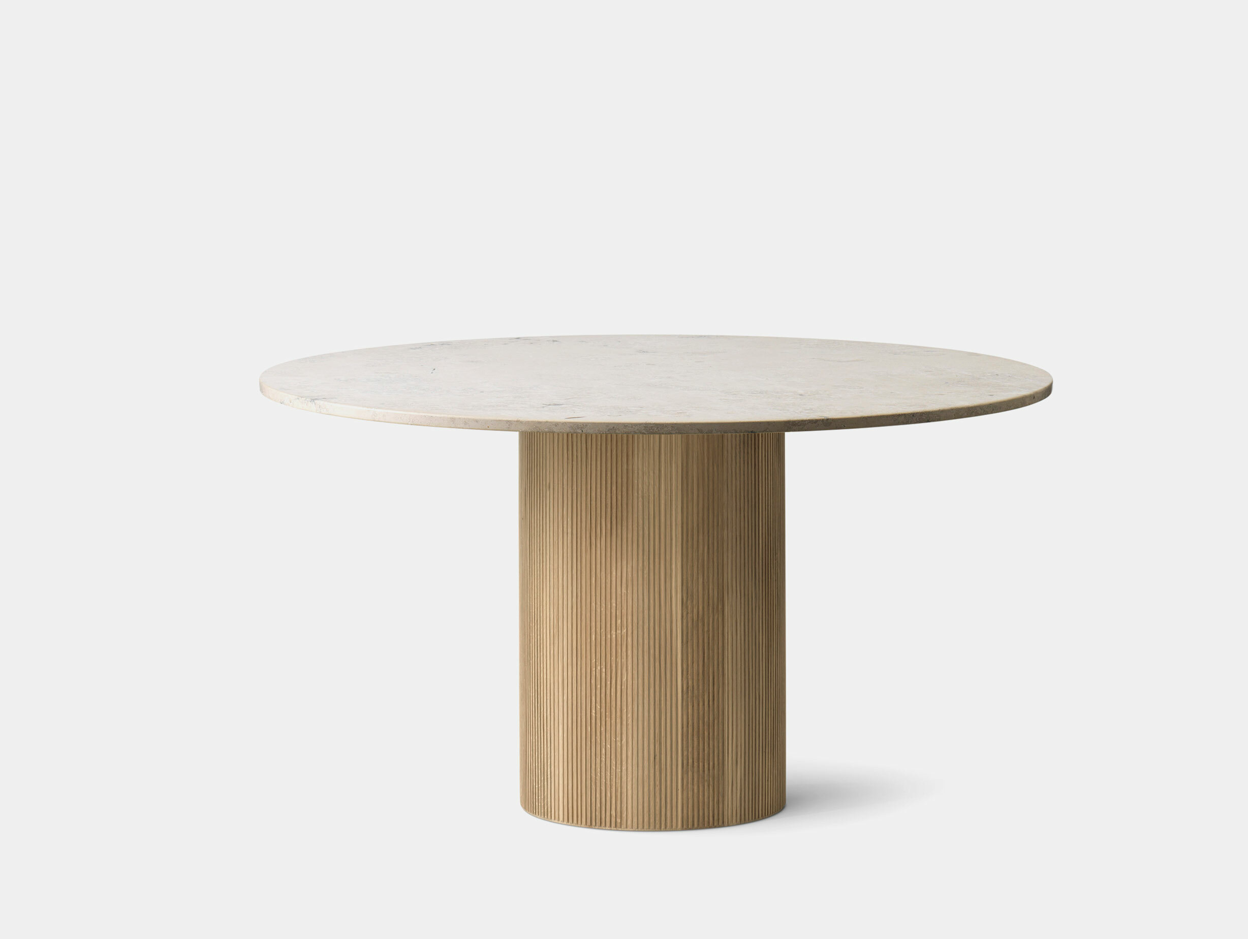 Vipp cabin table 130 jura grau blau limestone light oak