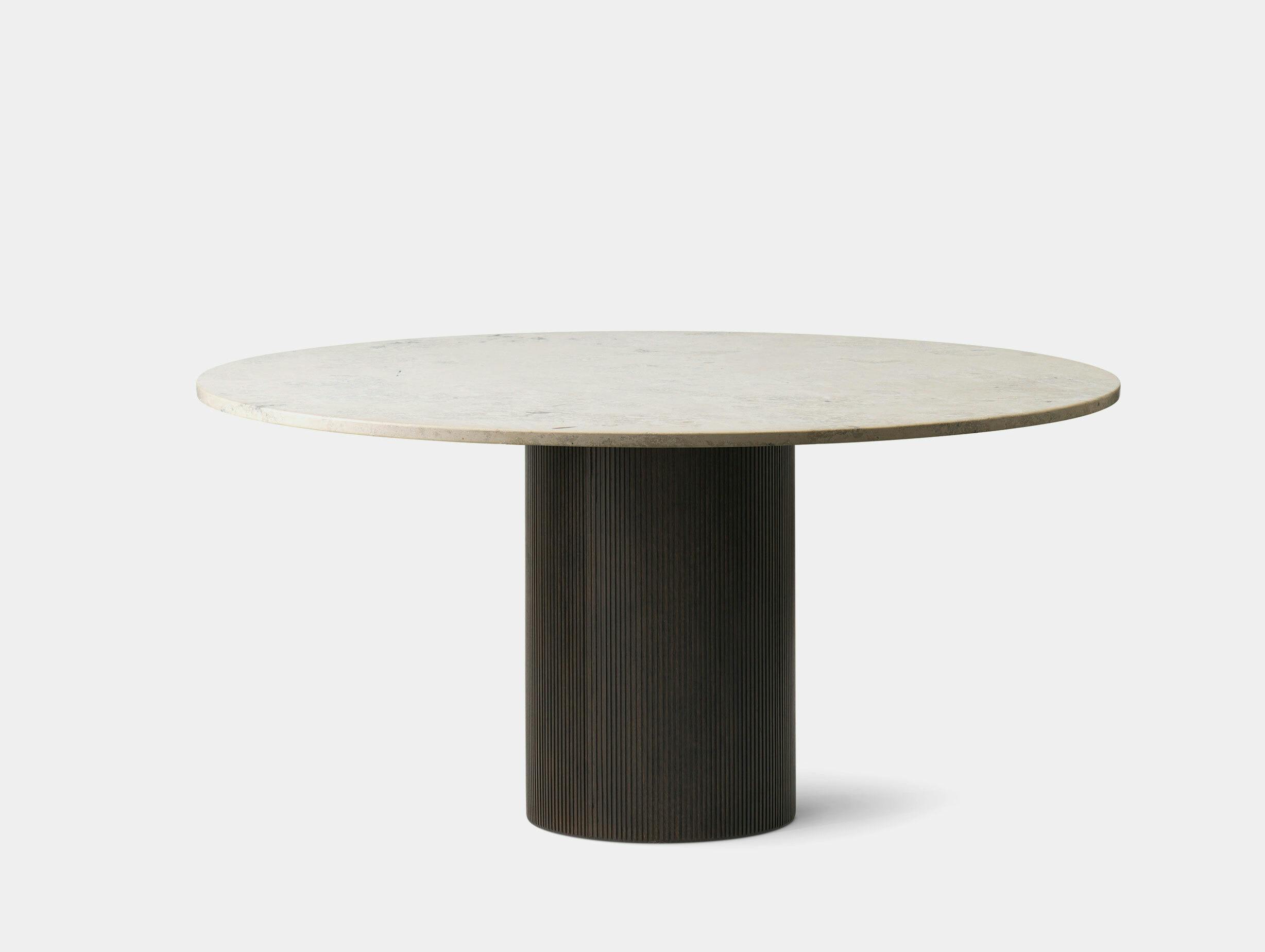 Vipp cabin table 150 grey marble dark oak jura grau blau limestone
