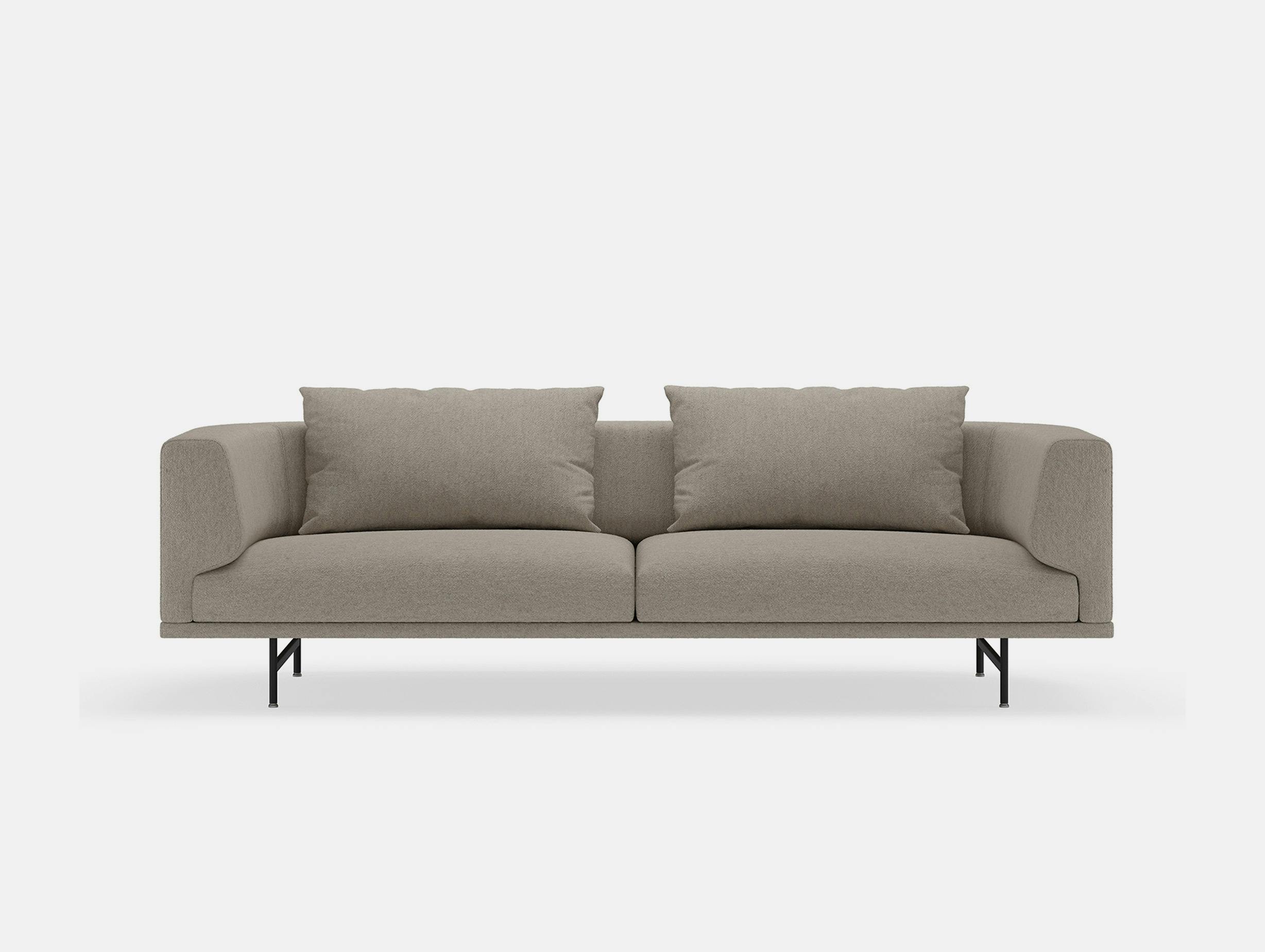 Vipp chimney sofa 3 seater rounded armrests