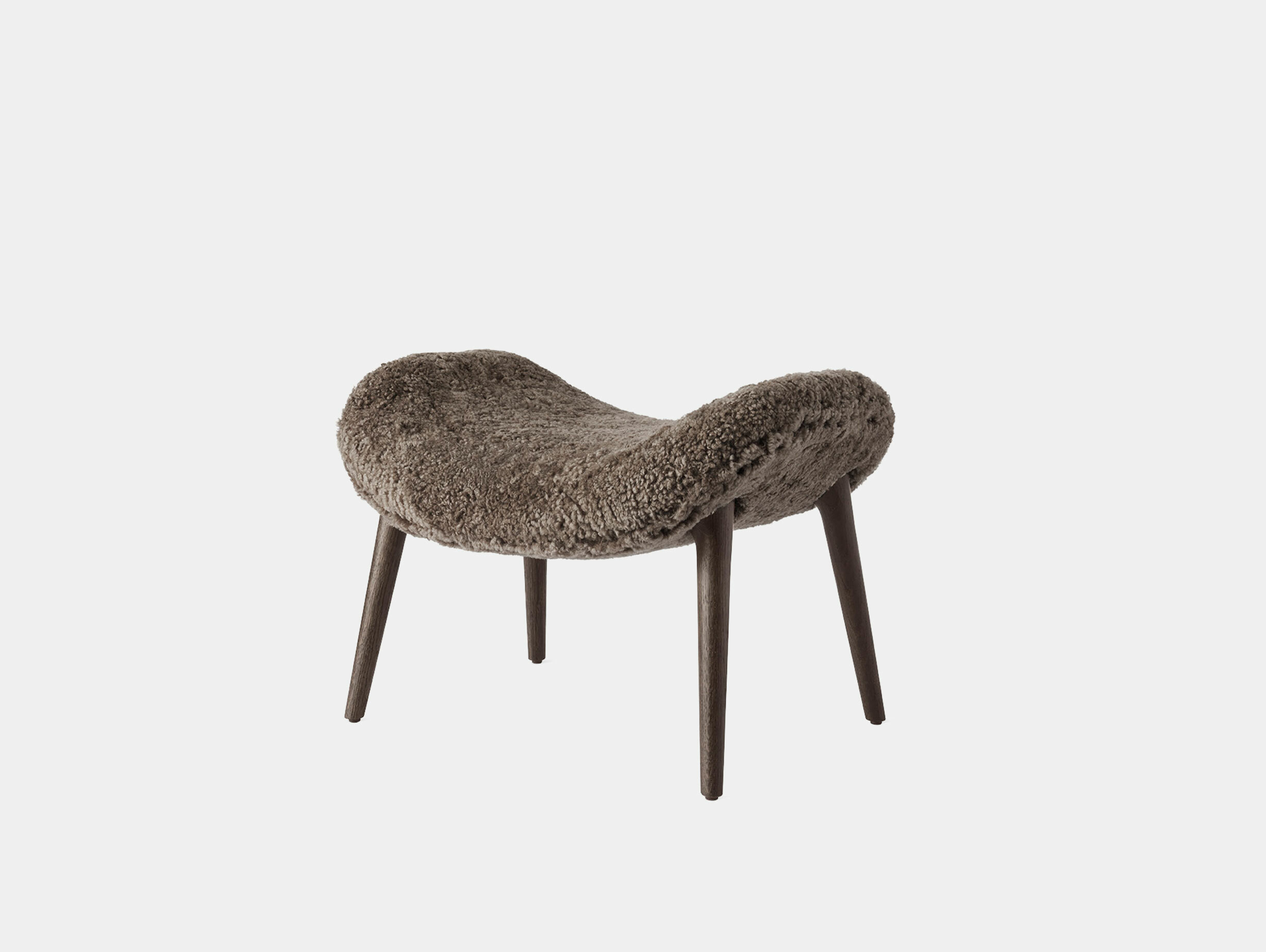 Vipp lodge ottoman curly 07 umber