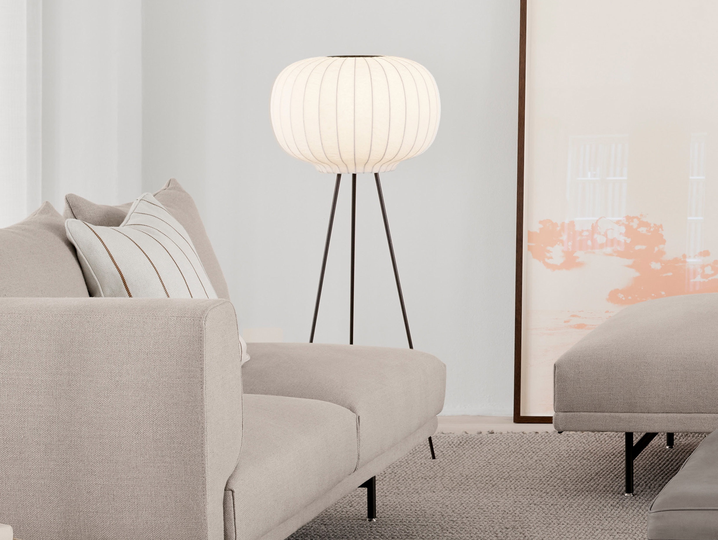 Vipp paper floor lamp 581 lifestyle