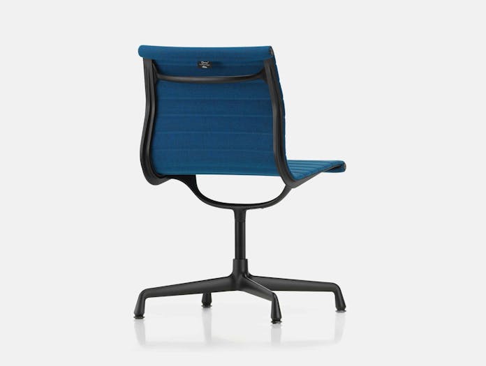 Vitra EA101 Aluminium Group Chair blue brown back