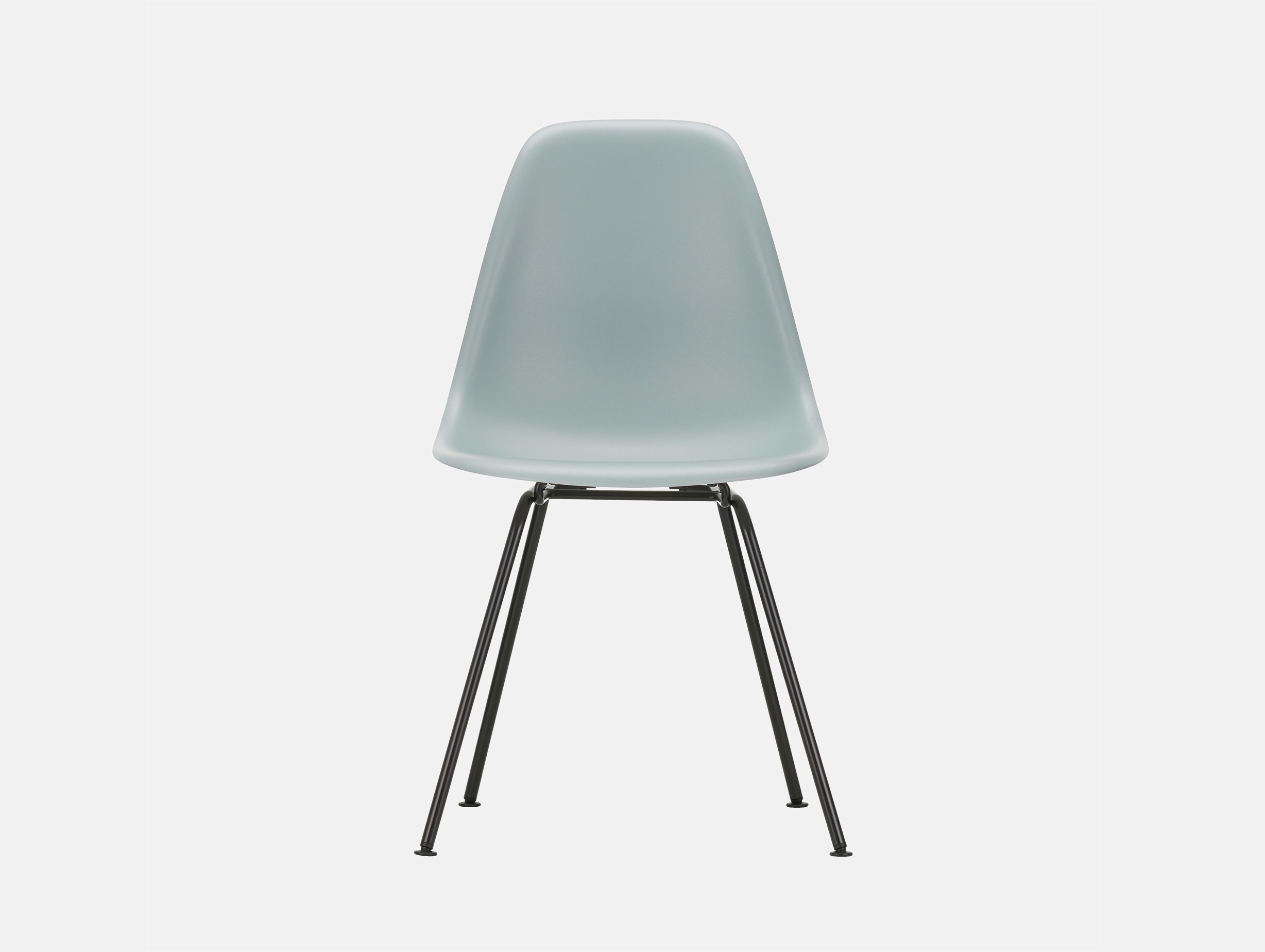 Vitra Eames DSX Plastic Chair 24 lt grey Blk