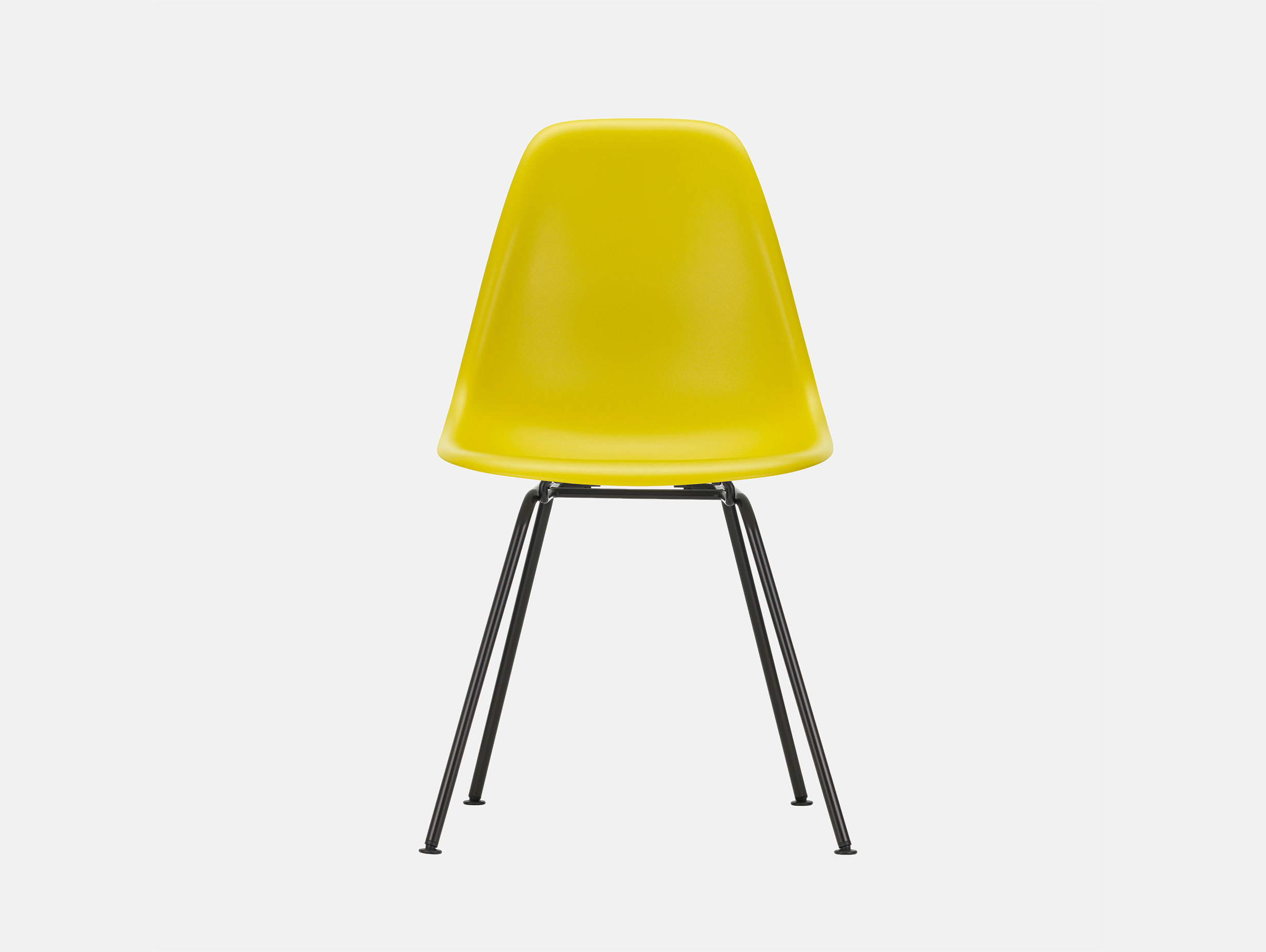 Vitra Eames DSX Plastic Chair 34 mustard Blk