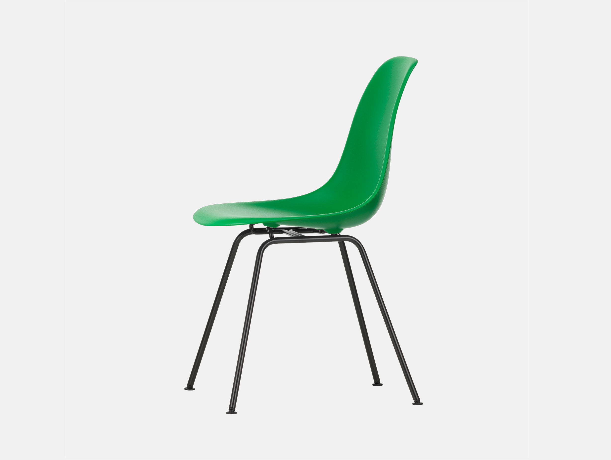Vitra Eames DSX Plastic Chair 42 green Blk
