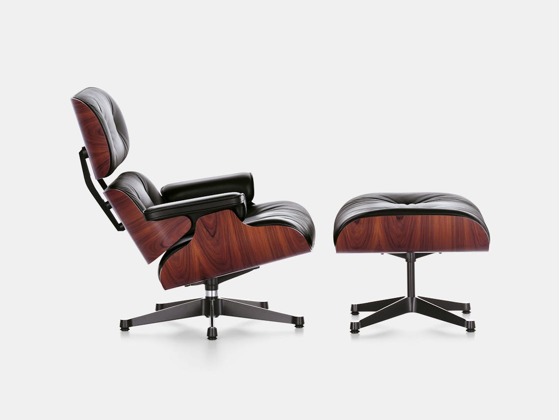 Vitra Eames Lounge Chair Ottoman Santos Palisander Charles And Ray Eames
