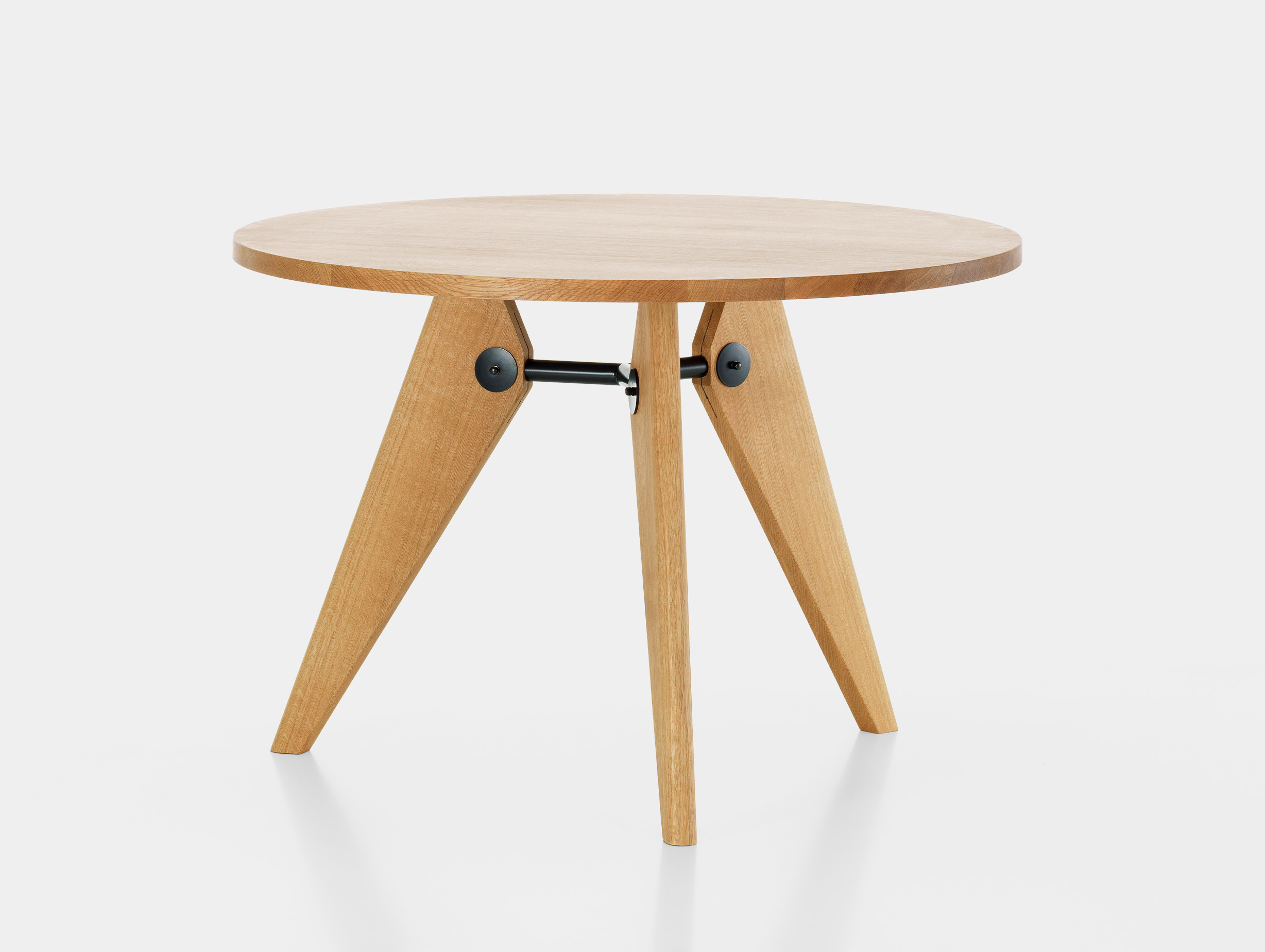 Vitra Gueridon Dining Table Prouve Oak