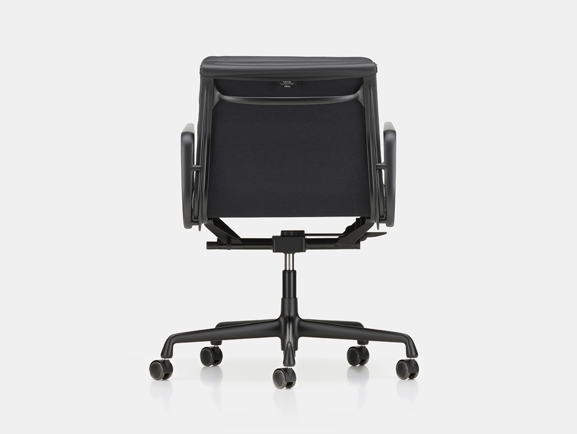 Vitra Soft Pad Group Chair black blk back Charles and Ray Eames