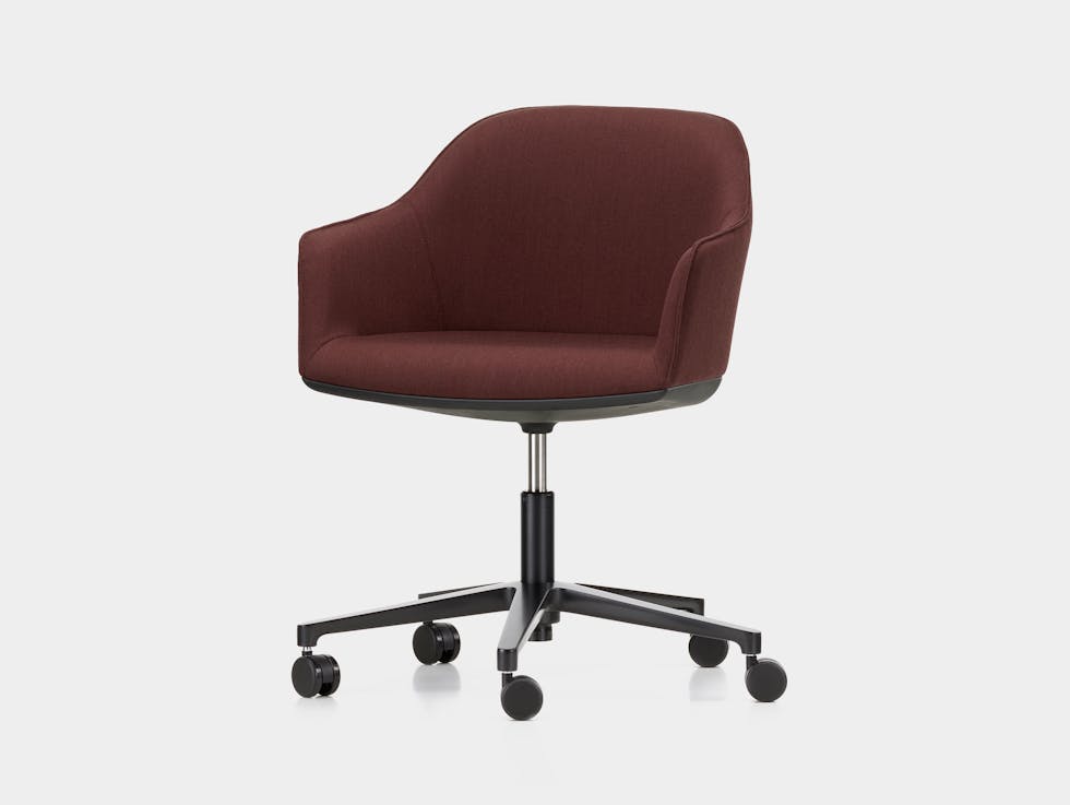 Vitra Softshell Office Chair Ronan and Erwan Bouroullec Brown