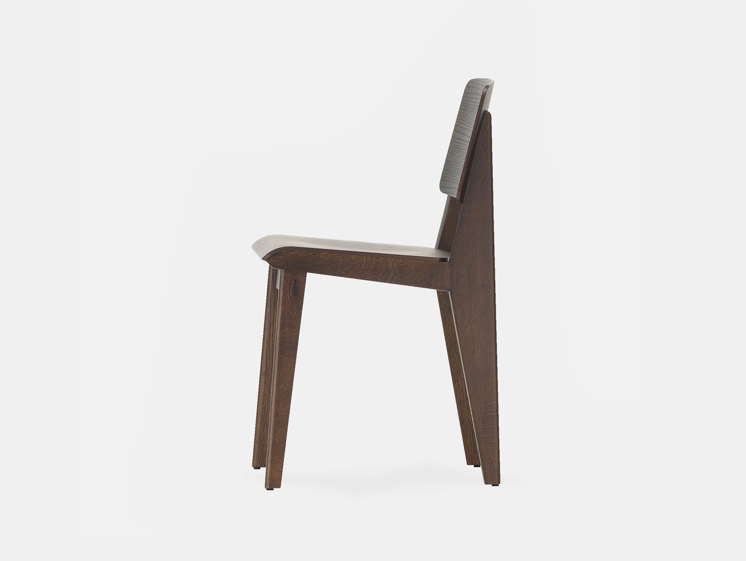 Vitra chaise tout bois prouve dark oak 2
