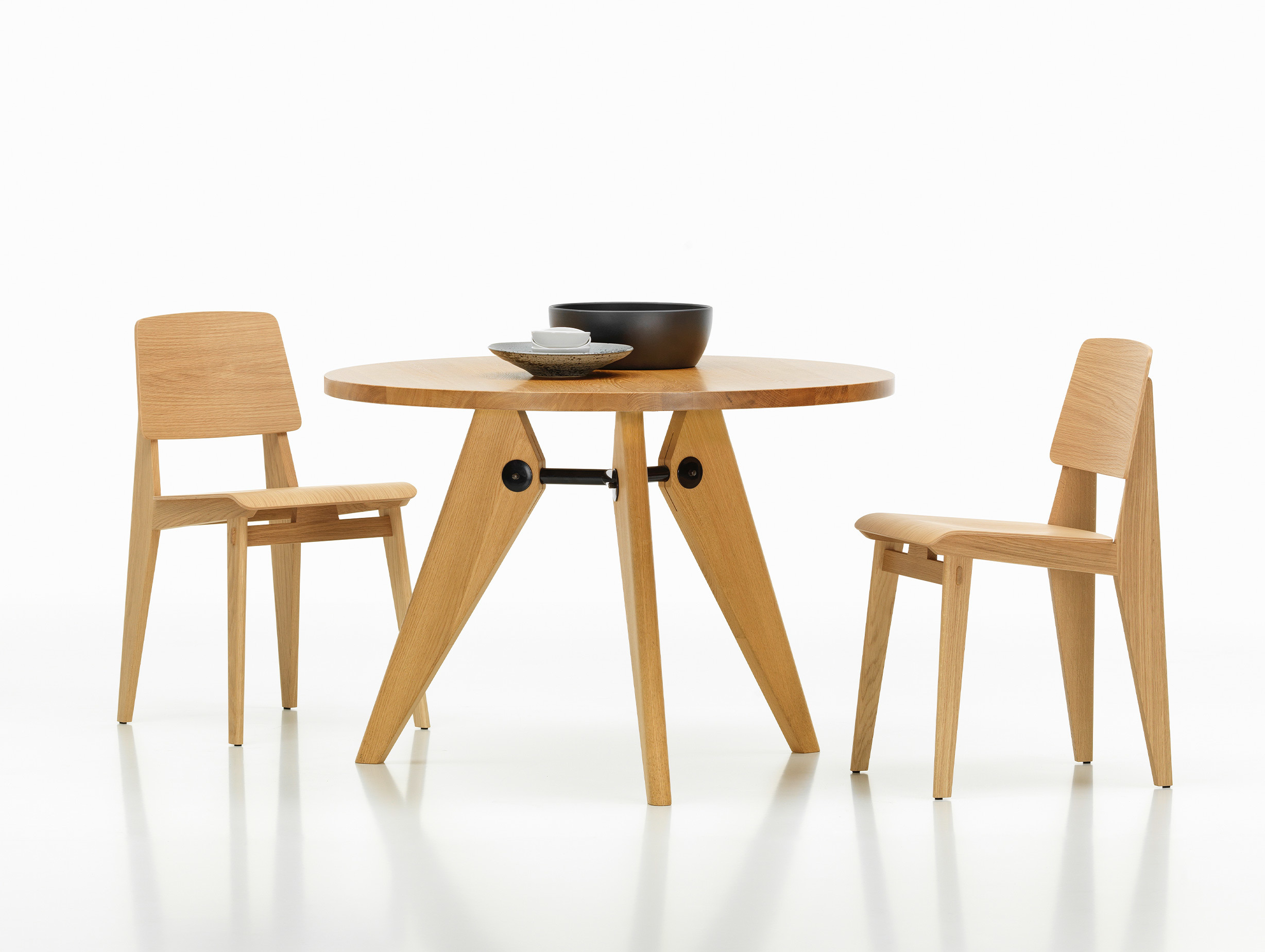 Vitra Chaise Tout Bois Prouve Ls 2