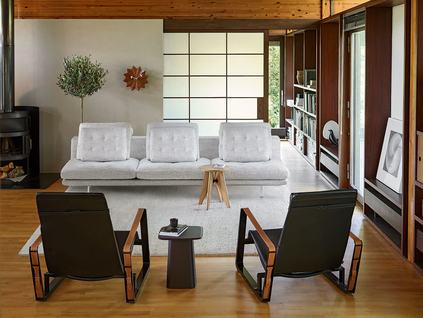 Vitra Cite Armchair Black Frame Jean Prouve