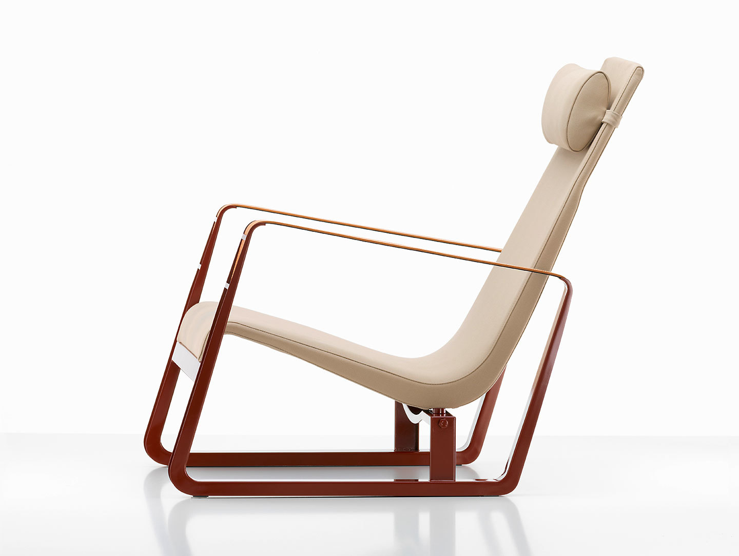 Vitra Cite Armchair Japanese Red Frame Jean Prouve