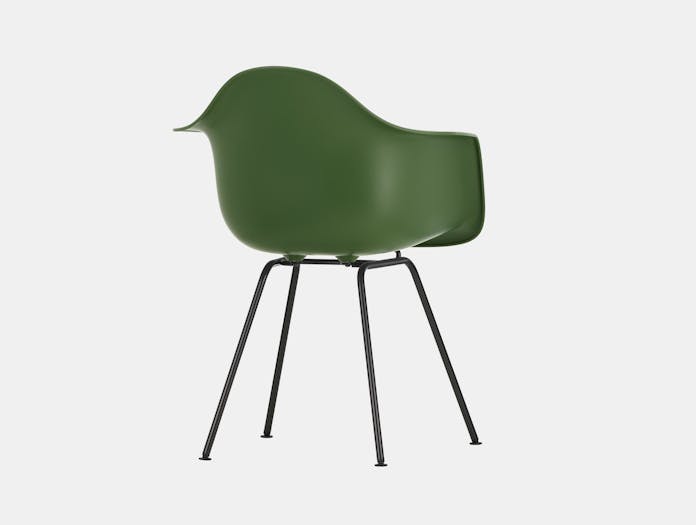 Vitra Eames Plastic Armchair DAX 48 Forest Blk Back