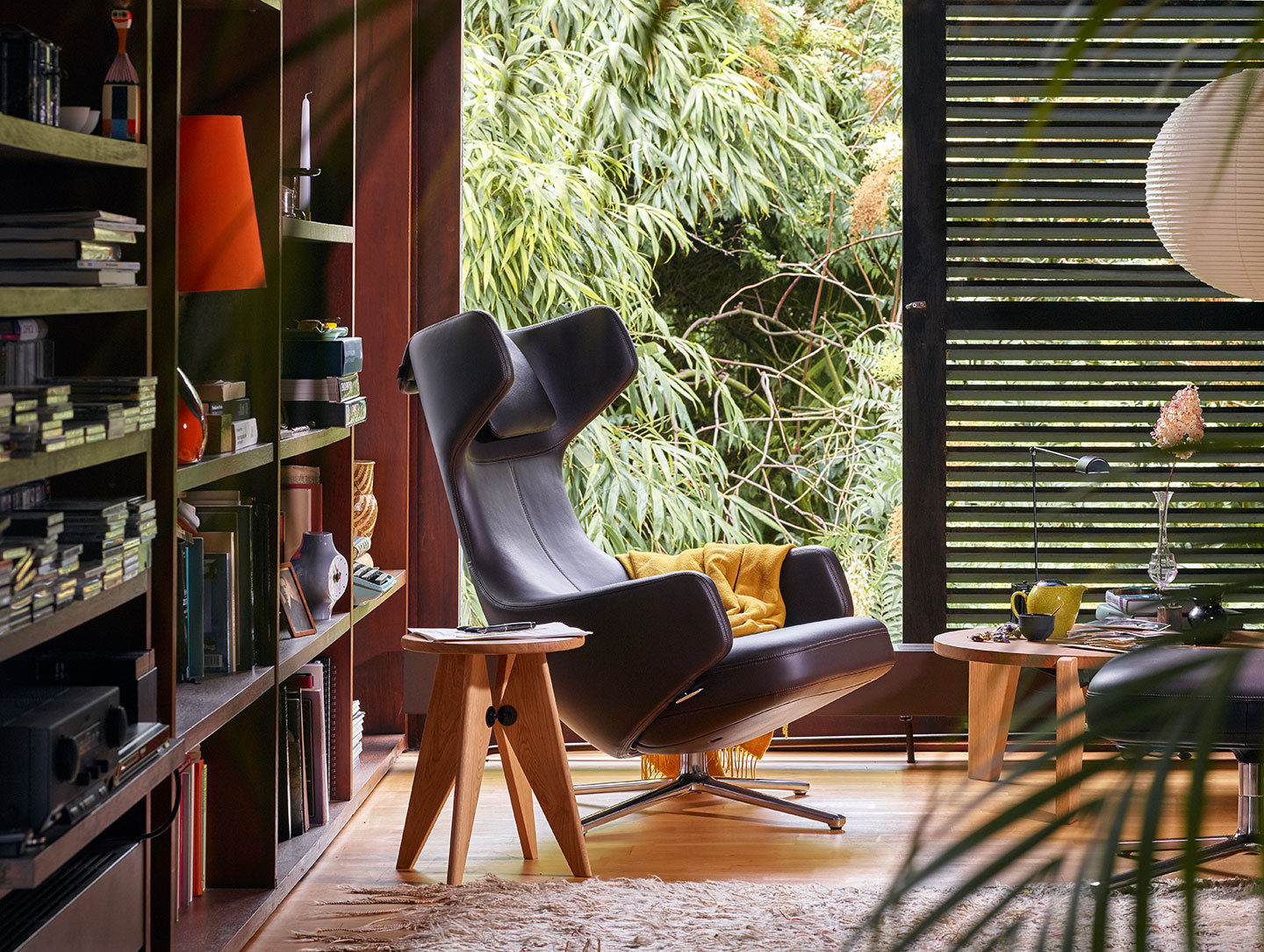 Vitra Grand Repos Lounge Chair Leather Antonio Citterio