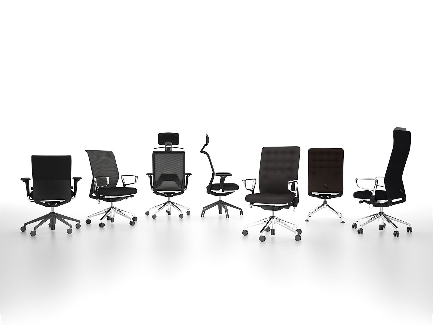 Vitra Id Office Chairs Black Antonio Citterio