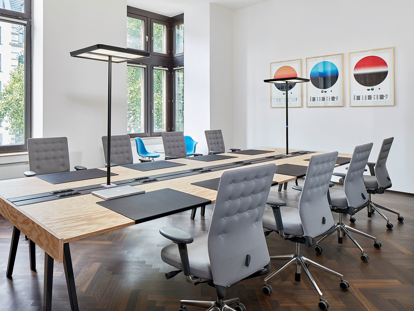 Vitra Id Trim Office Chairs Grey Antonio Citterio