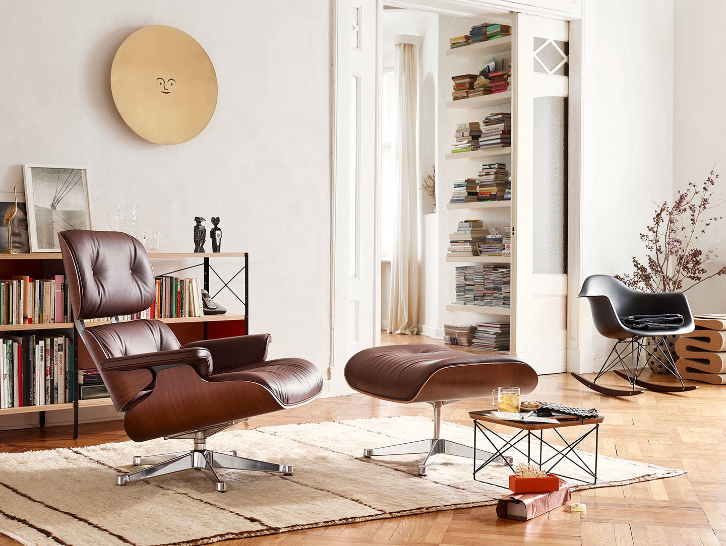 Vitra Lounge Chair Ottoman Occasional Table Ltr Eames Plastic Armchair Rar Metal Wall Relief Sun Wiggle Stool Cat Dog Small 1102471 Master