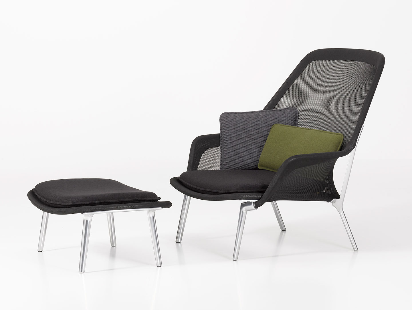 Vitra Slow Chair Black Ronan Erwan Bouroullec