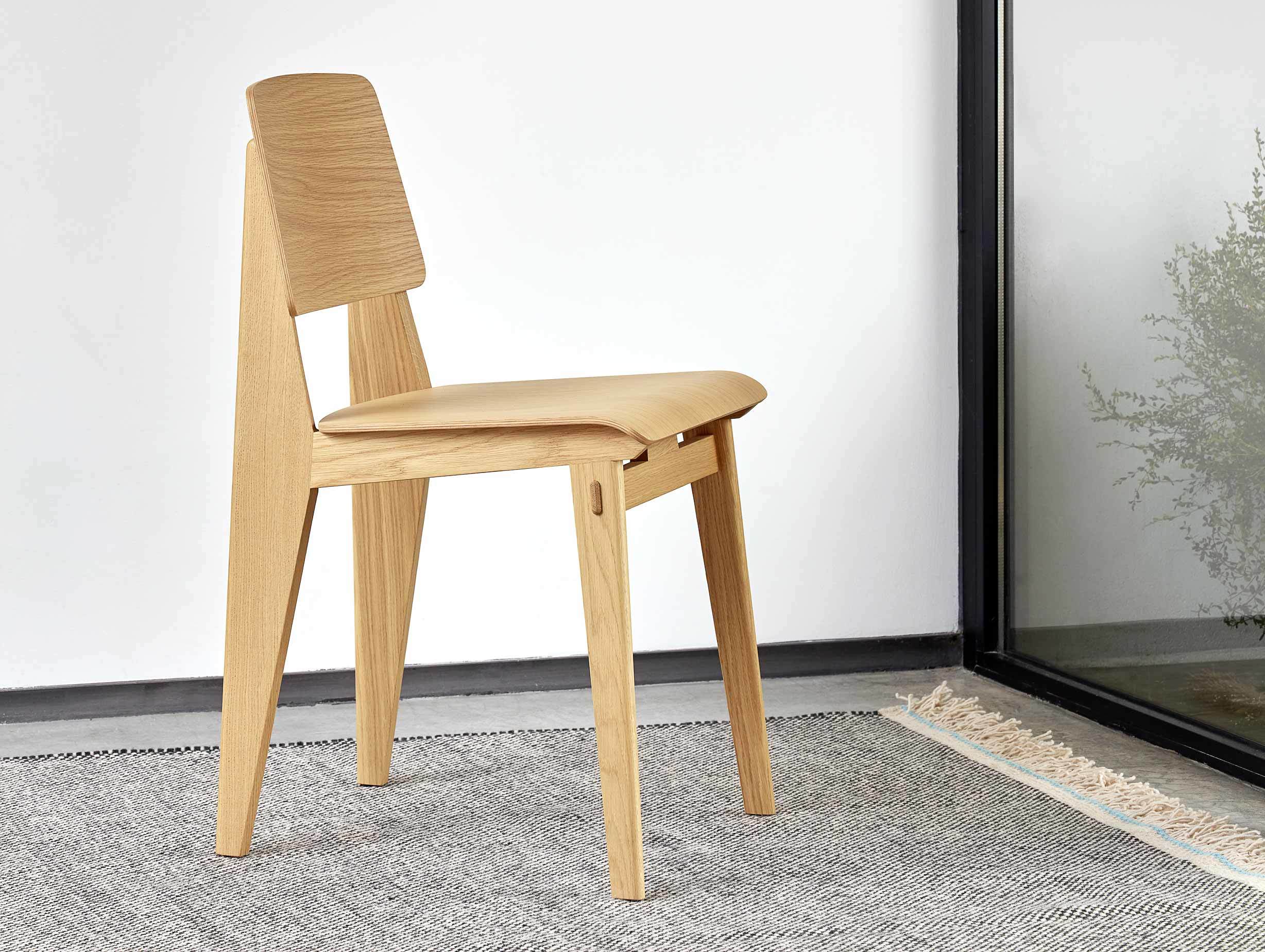 Vitra chaise tout bois prouve nat