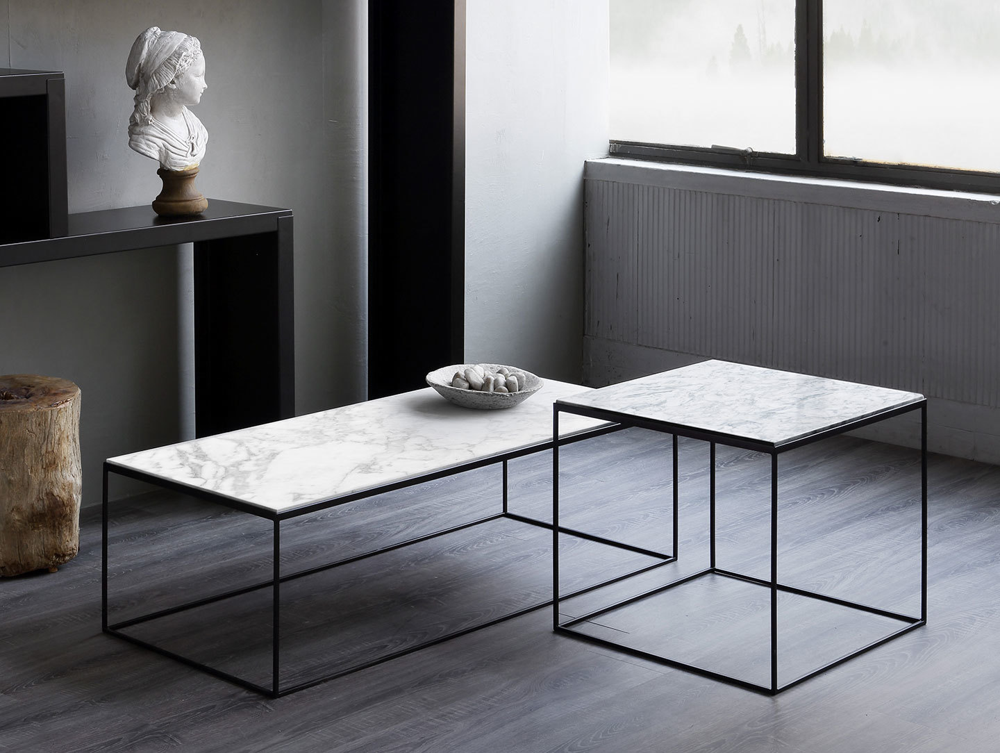 Zeus Slim Marble Low Tables Maurizio Peregalli