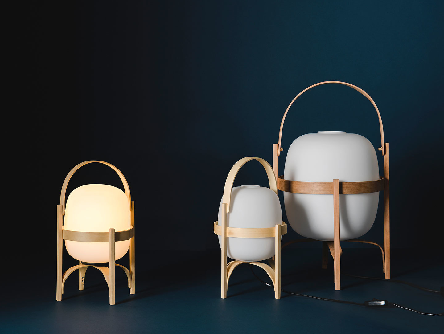 Santa Cole Cestita Lamp Variants