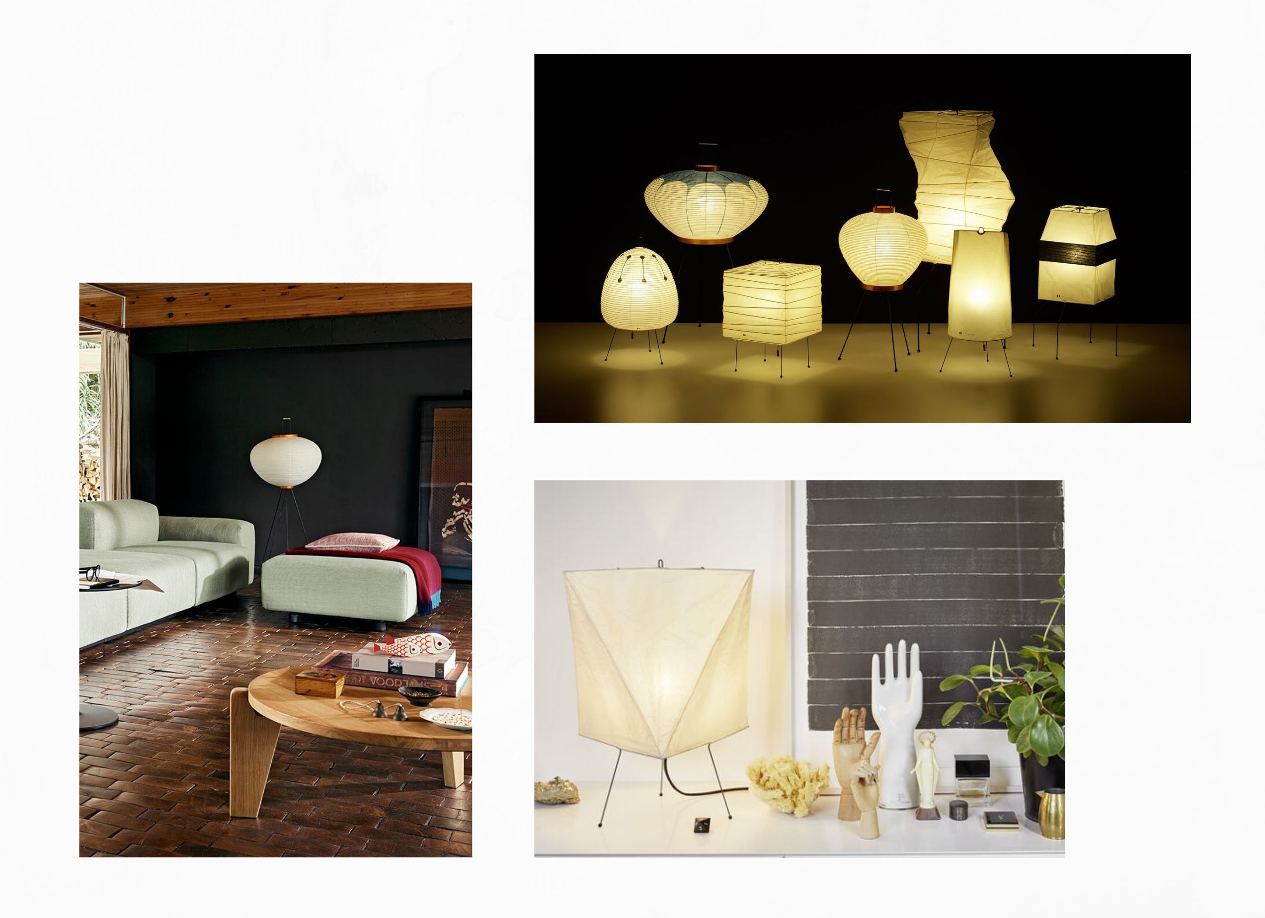 Akari Light Sculptures by Isamu Noguchi for Vitra image