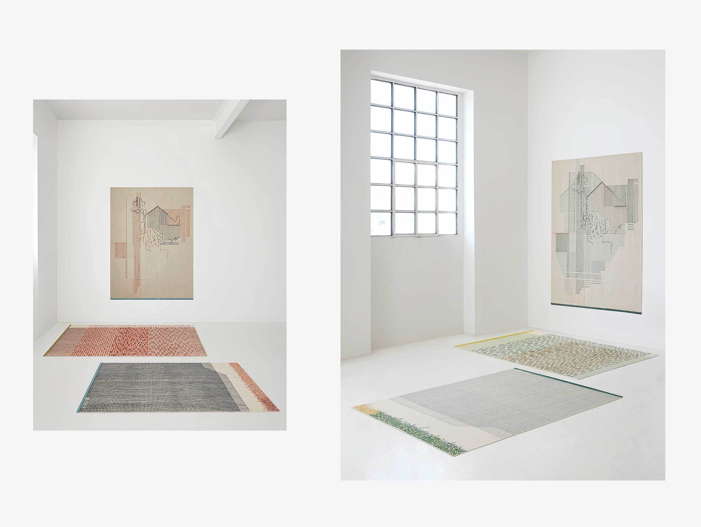 Gan Backstitch Rugs Raw Edges image