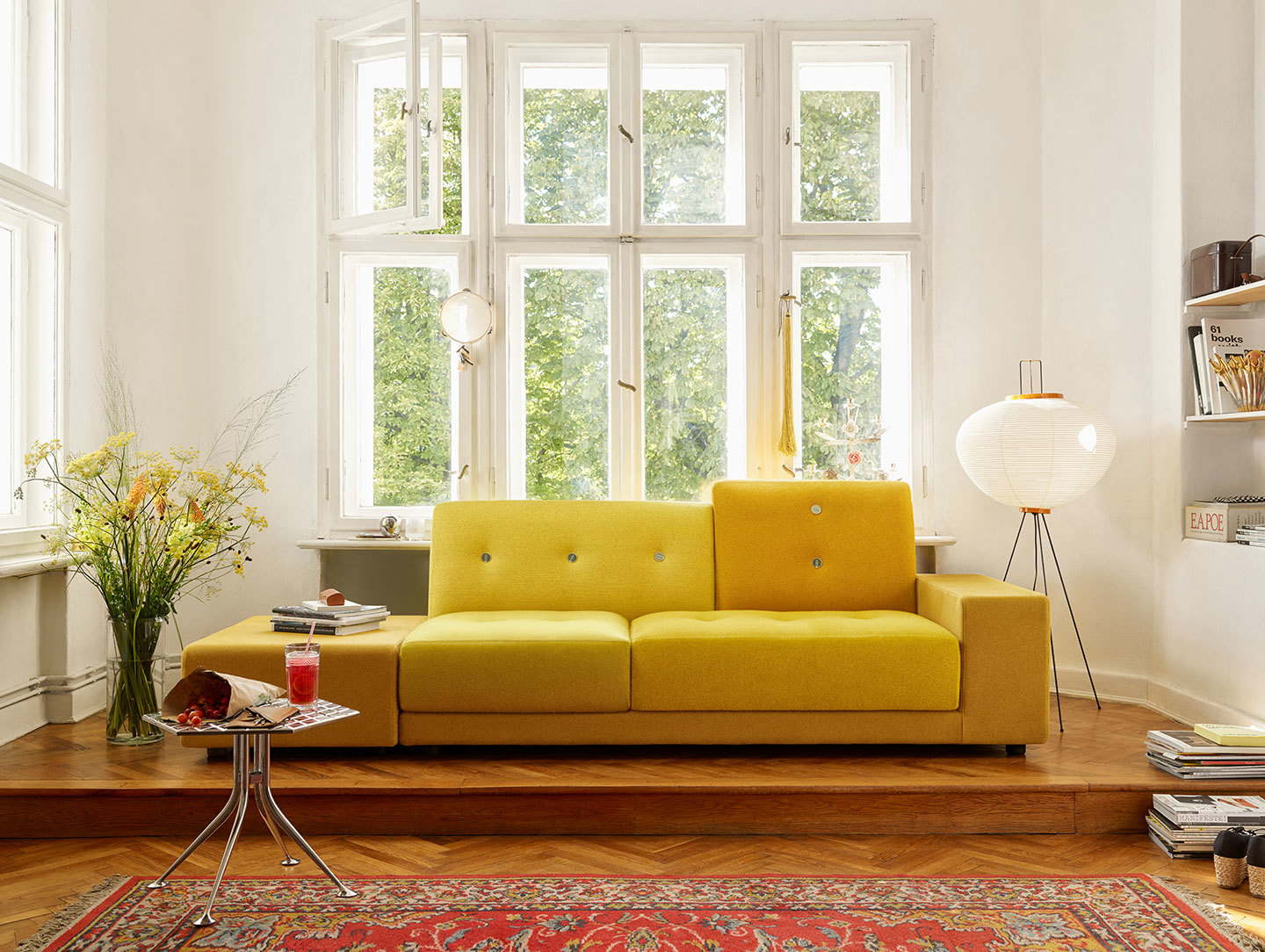 Vitra Akari Floor Lamp 10A In Situ